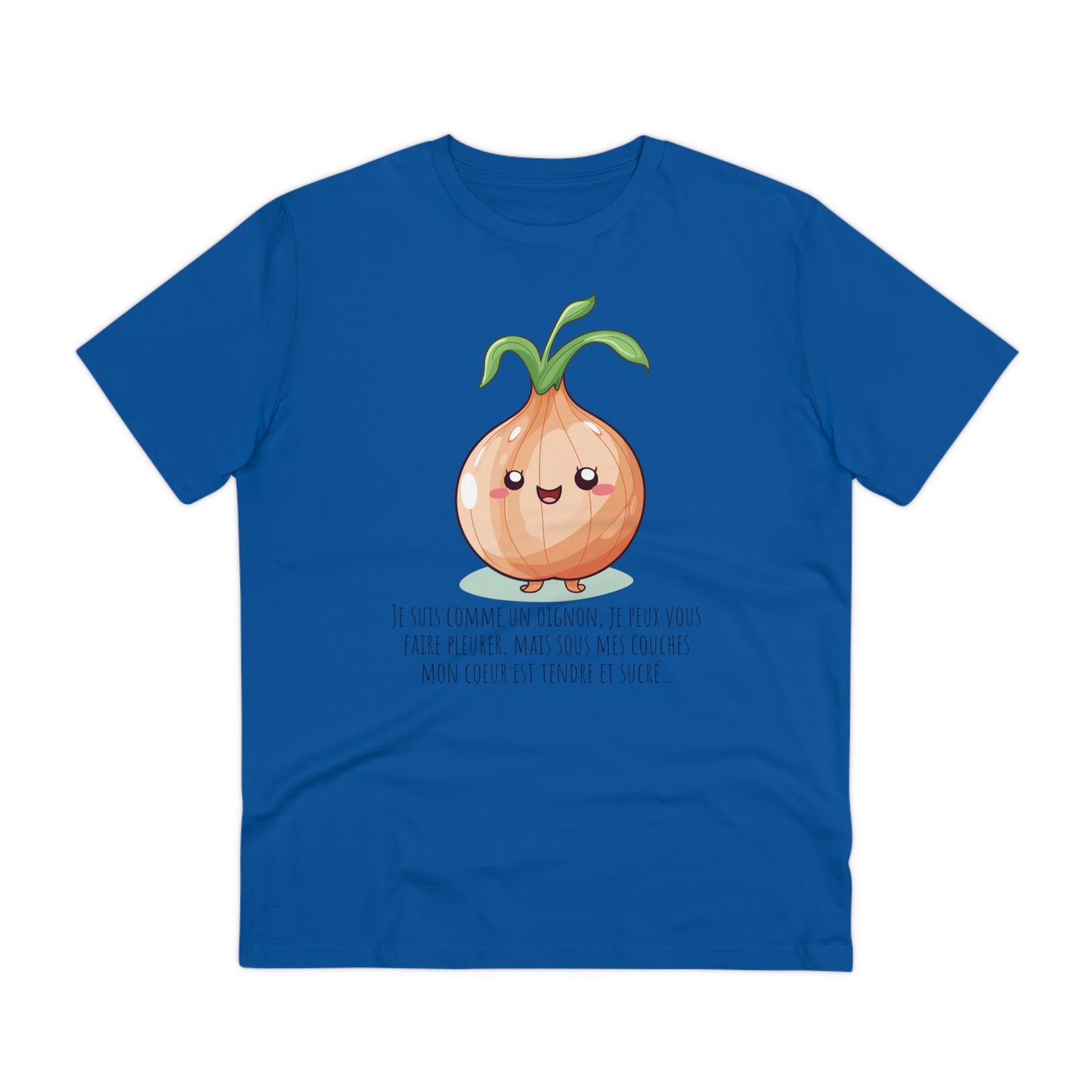 Sweet and Sassy Eco-Friendly Onion T-Shirt for Heartfelt Style - FRENCH