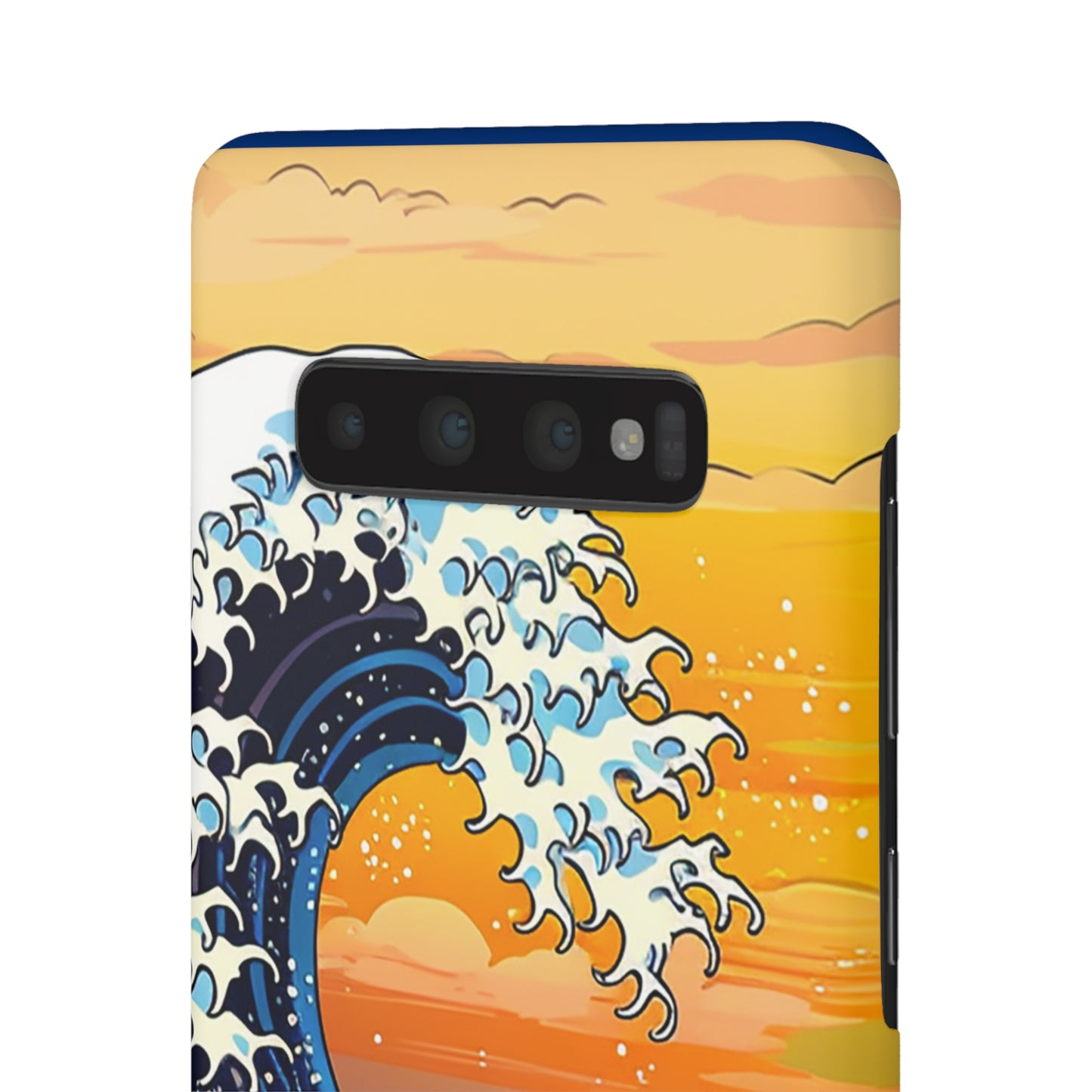 Sunset Big Wave Phone Case - Embrace the Majestic Hokusai Style in Your Hands