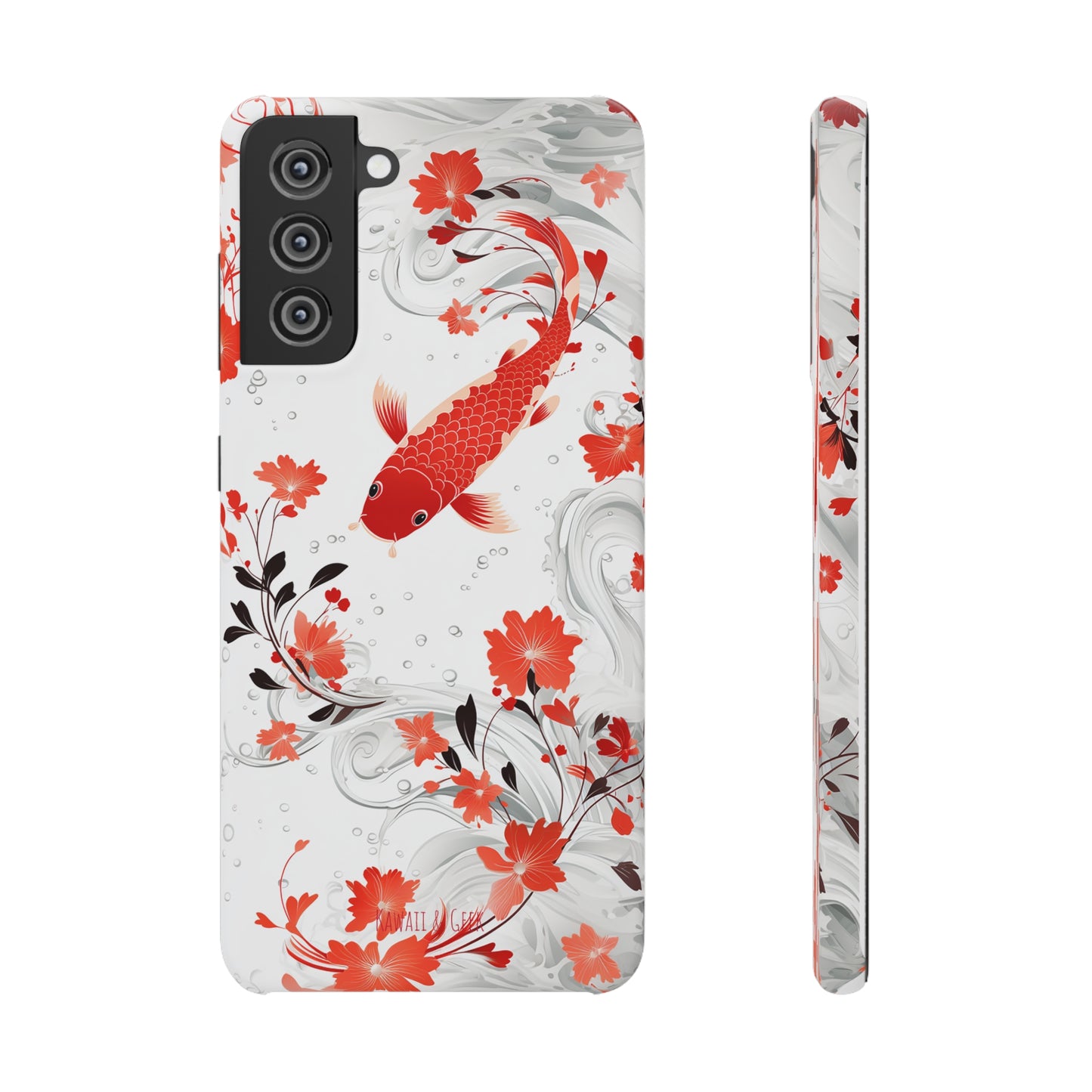 Elegant Koi: Premium Japanese Fish Phone Case