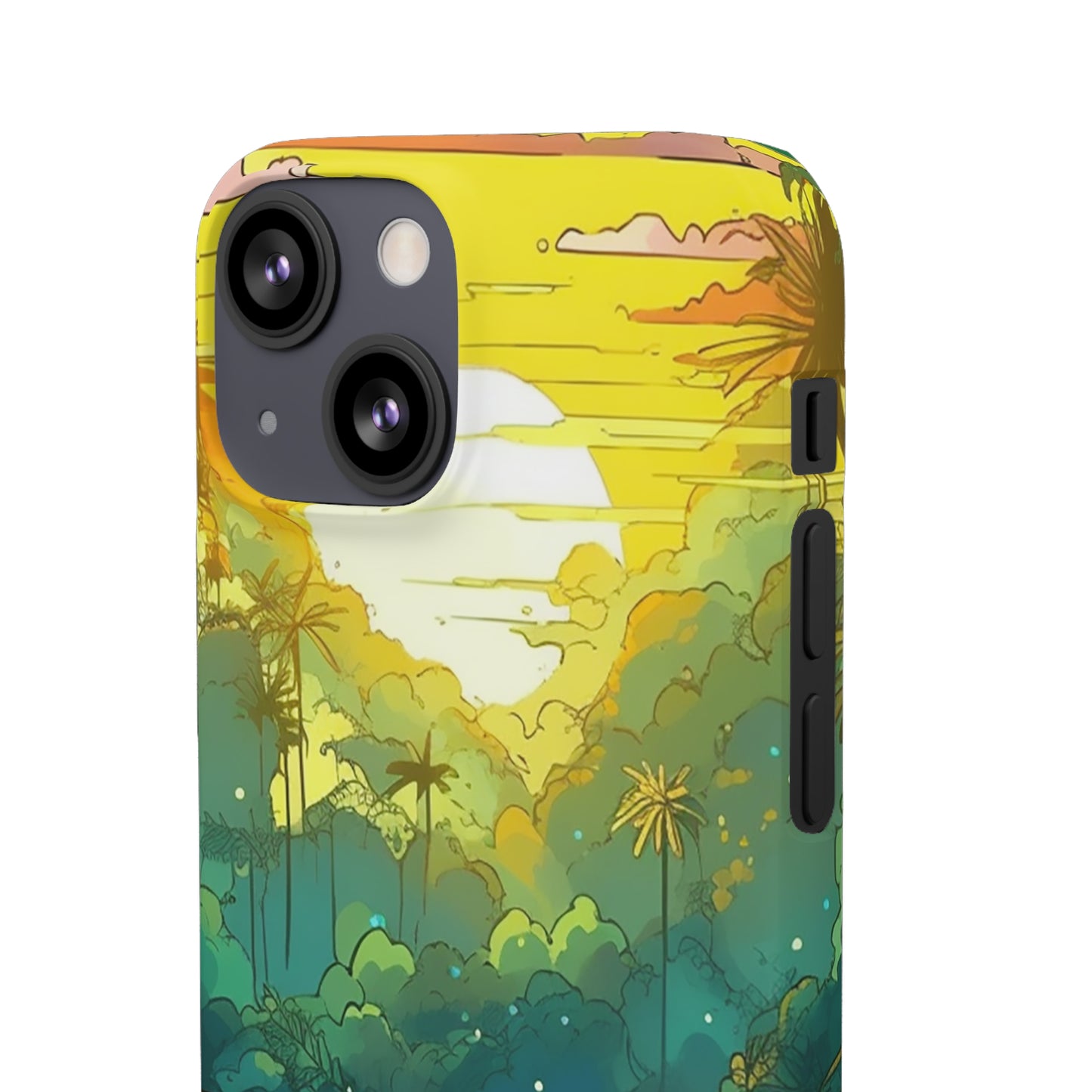 Rainforest at Sunset Phone Case - Capture the Serenity of Nature on Your Device