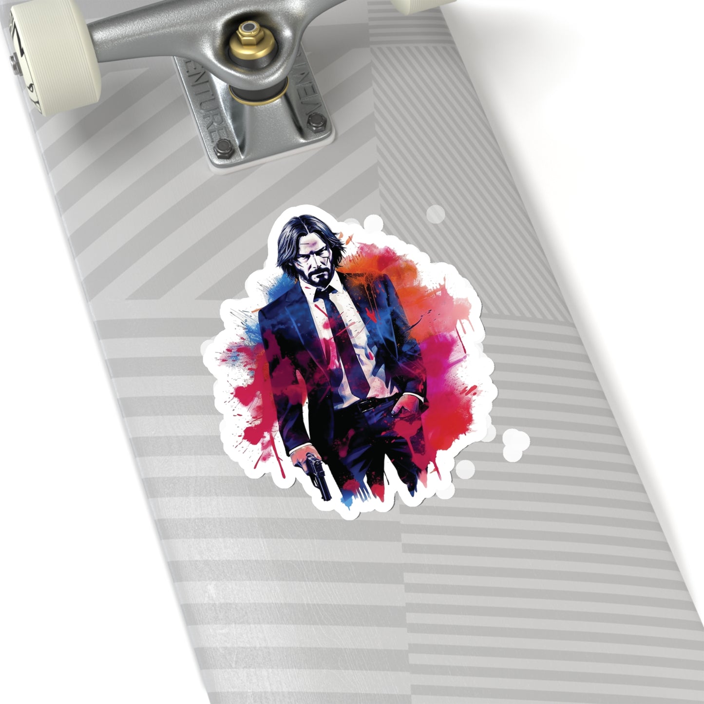 John Wick Sticker - Capture the Intensity and Elegance in Artistic Flair