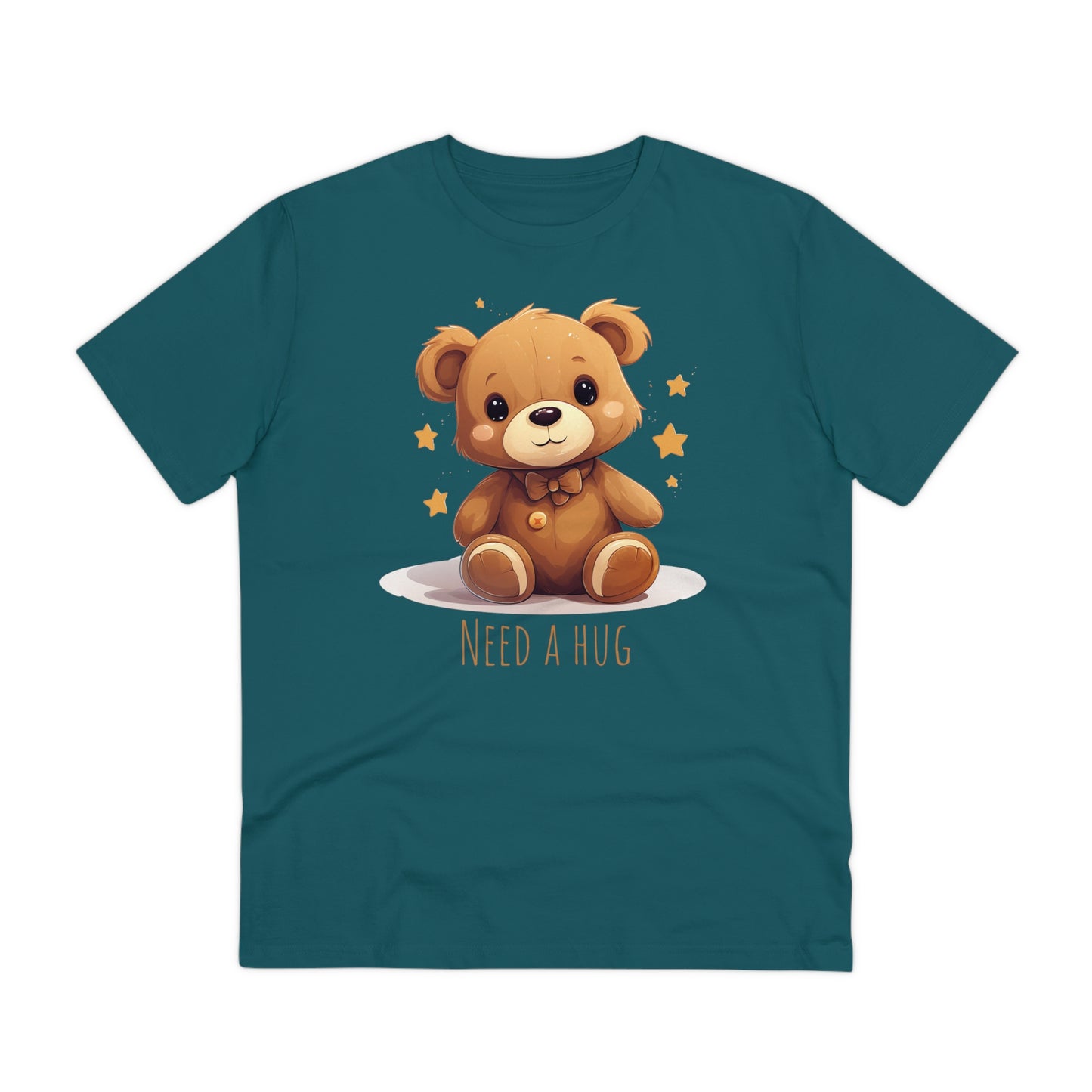 Eco-Friendly "Need a Hug" Teddy Bear Tee