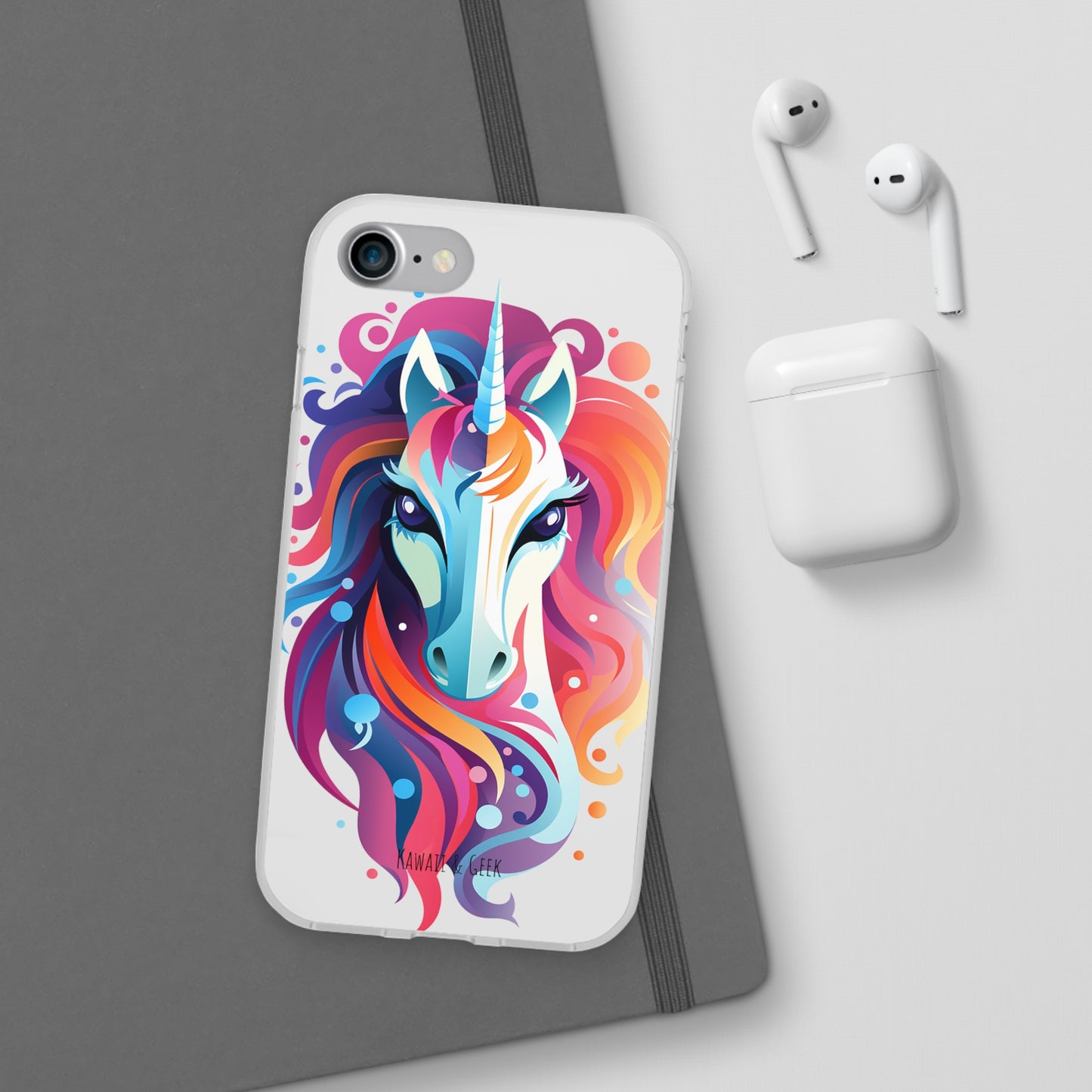 Ink Unicorn Flexi Transparent Phone Case