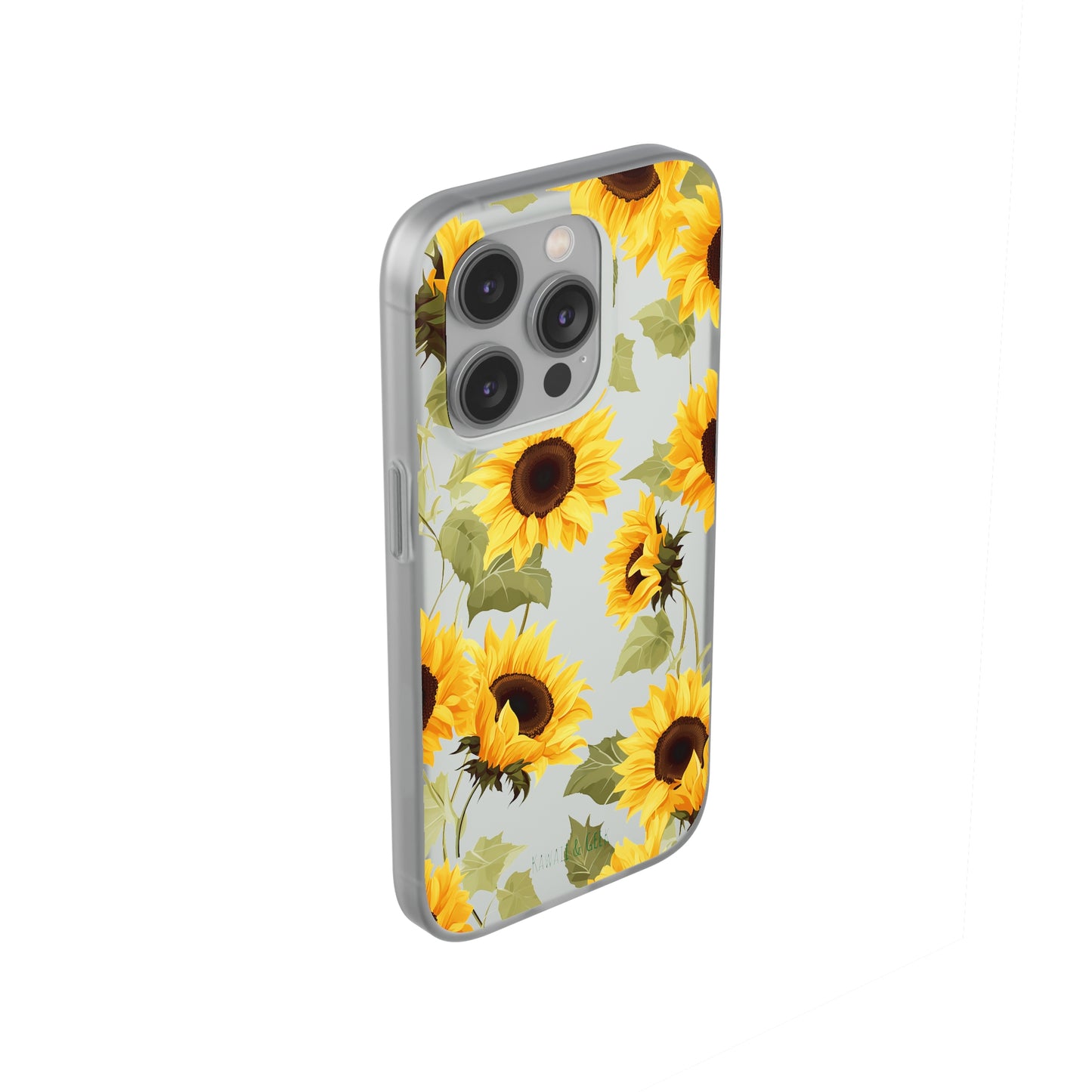 Sunflowers Flexi and semi Transparent Phone Case