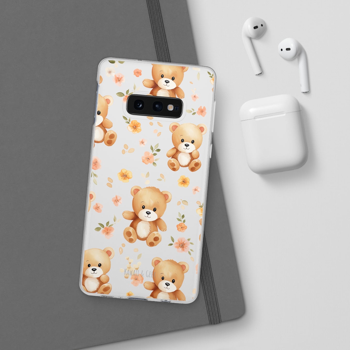 Teddy Delight: Flexi and semi-Transparent Phone Case