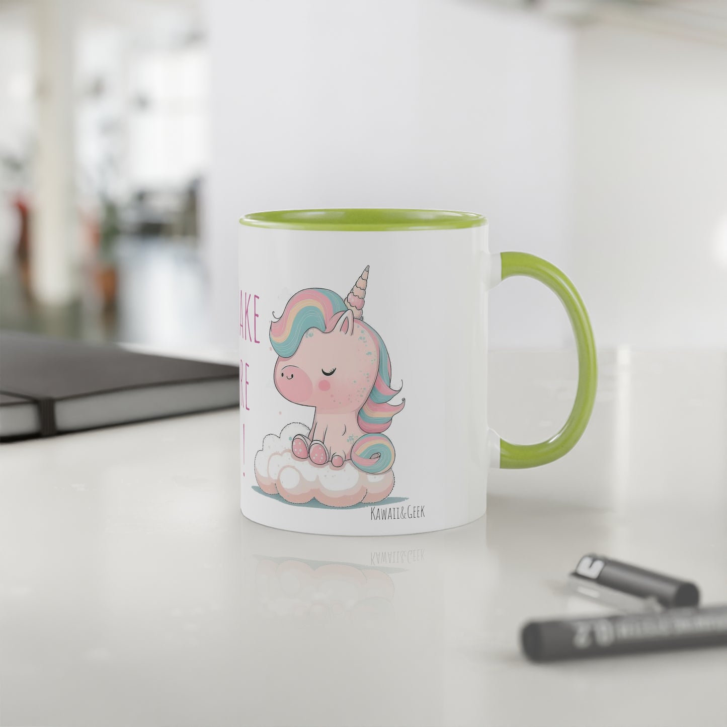 Cute Unicorn Mug - Rise and Shine with Coffee Magic - EU