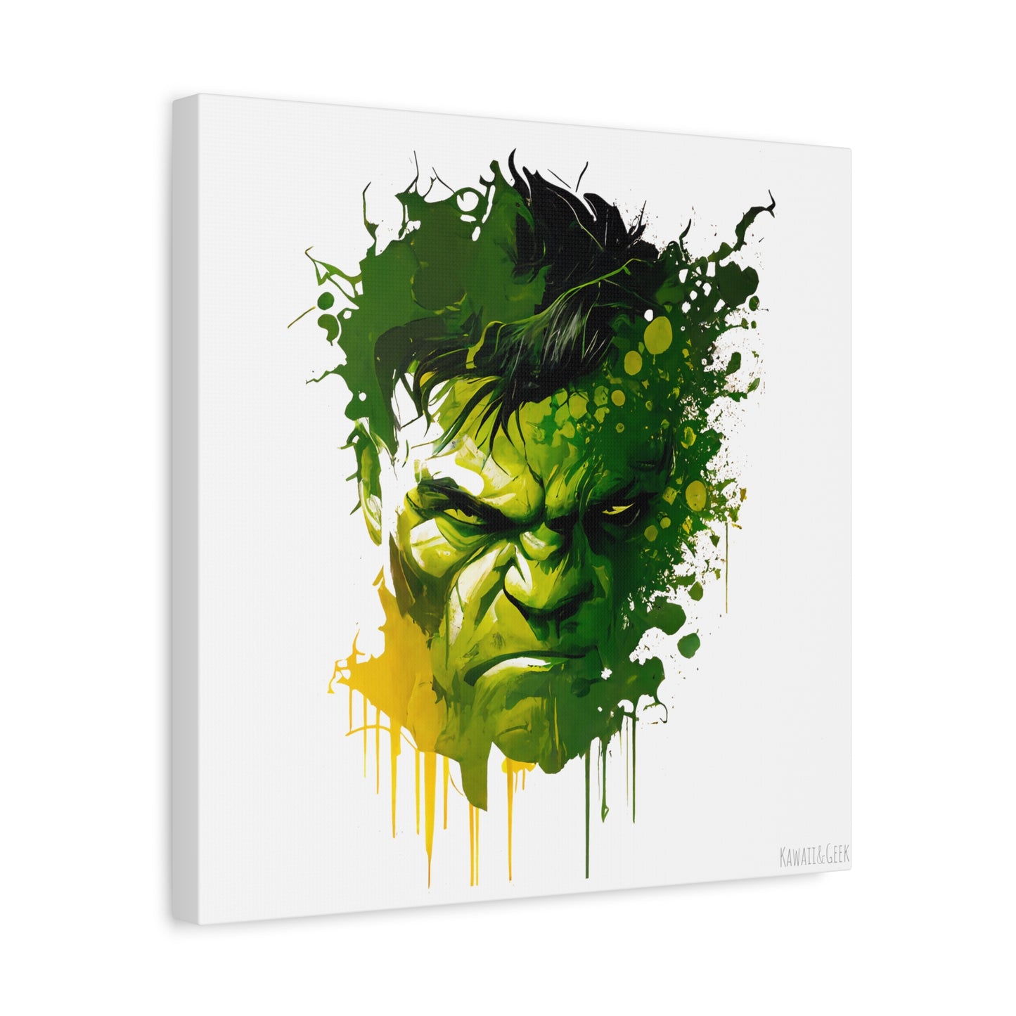 Hulk Canva - Add Some Pop-Art and Watercolor Style to Your Wall Decor - Marvel Avengers