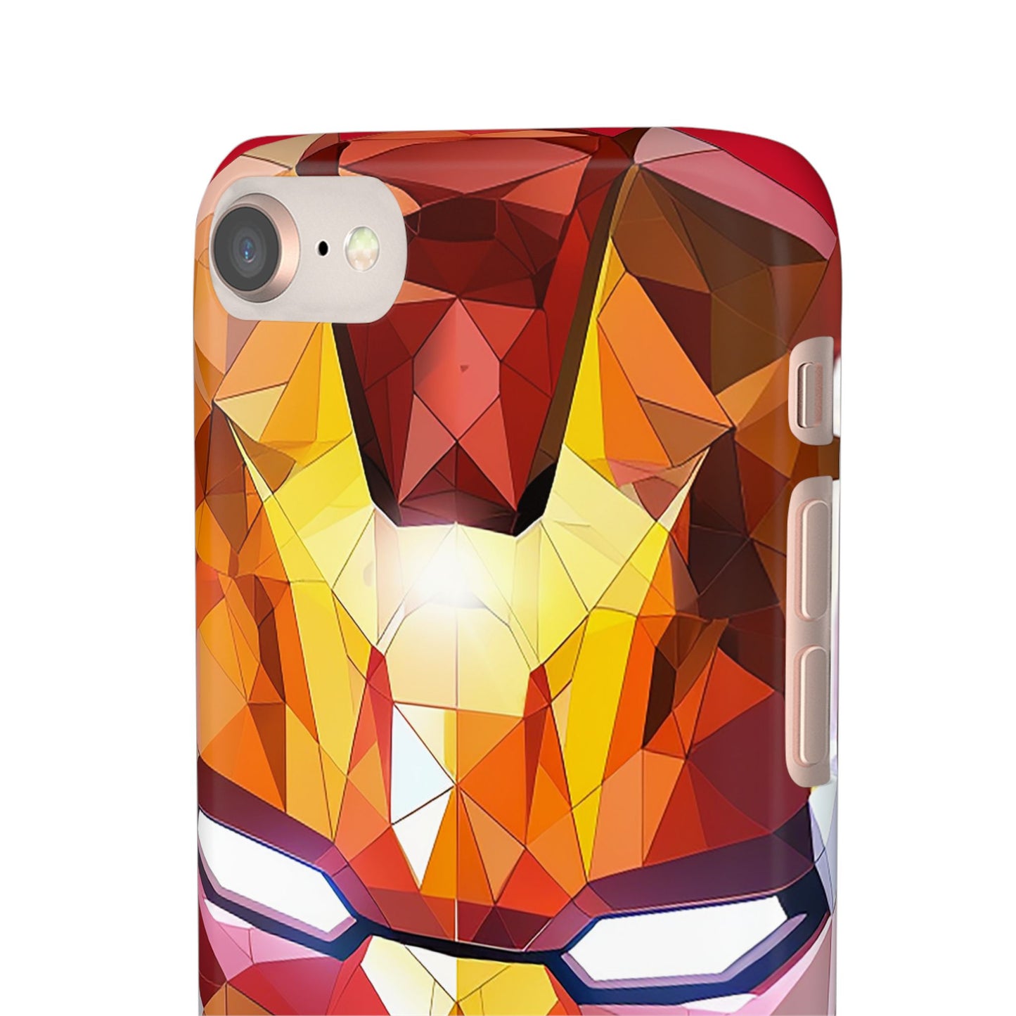 Phone Case - Iron Man helmet polygonal style