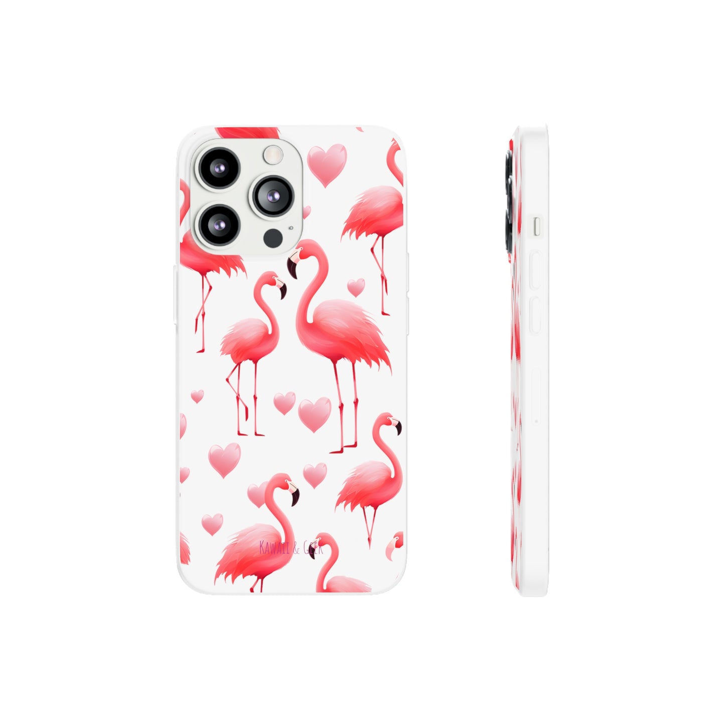 Pink Flamingo Elegance Flexi Phone case