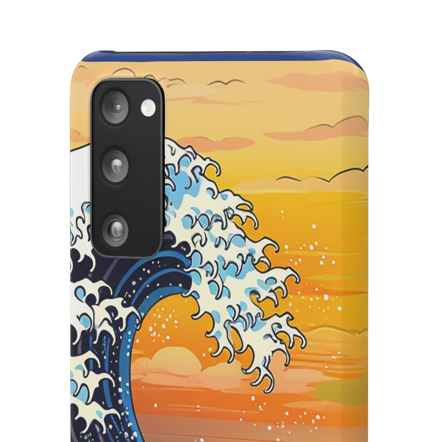 Sunset Big Wave Phone Case - Embrace the Majestic Hokusai Style in Your Hands