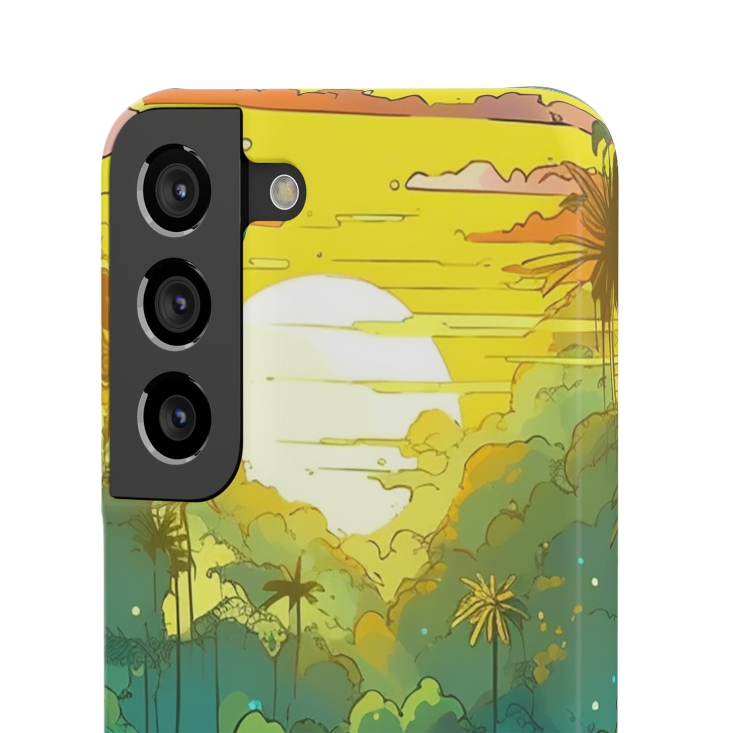 Rainforest at Sunset Phone Case - Capture the Serenity of Nature on Your Device