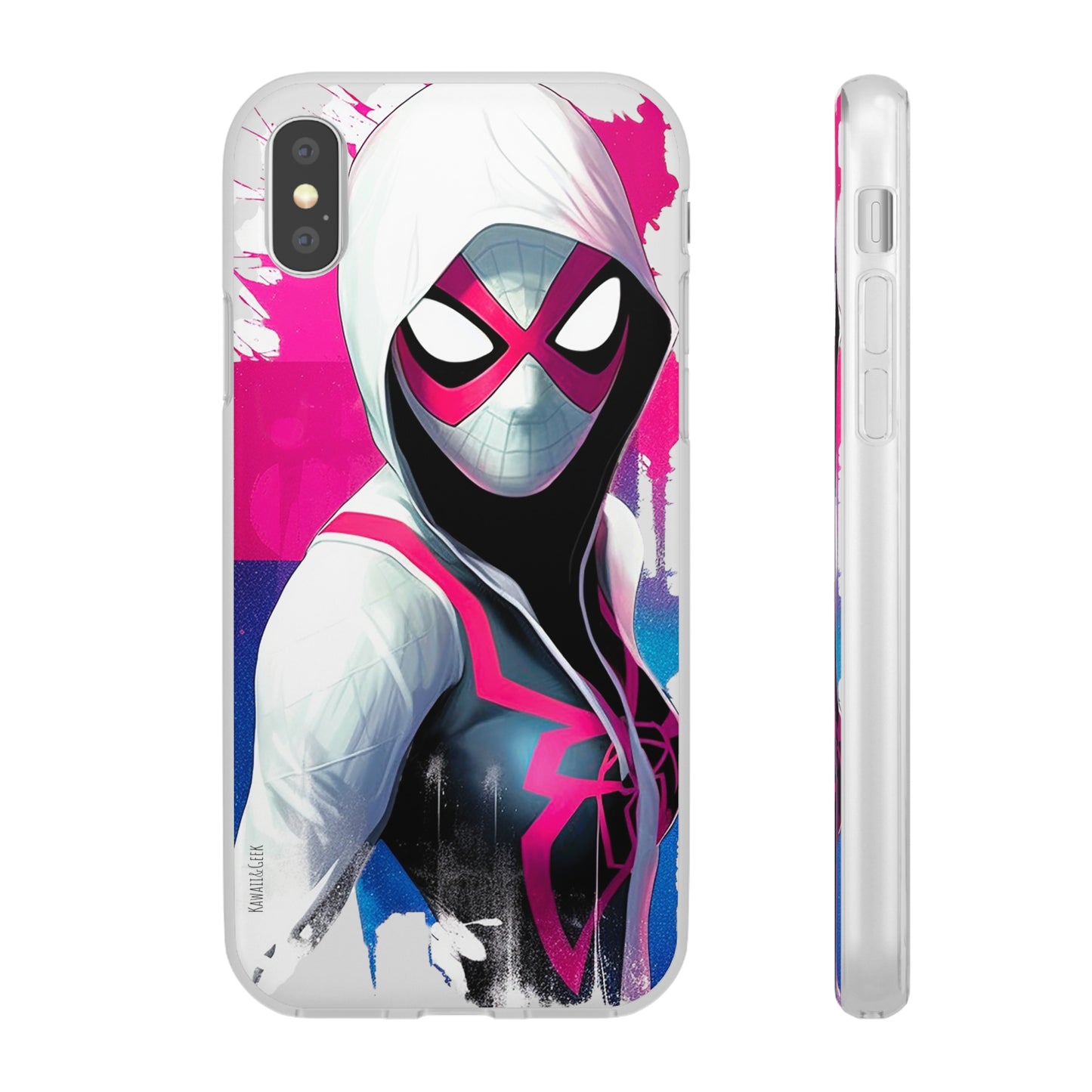 Spider Gwen in Flexi Phone Case - Add Some Colorful and Heroic Style to Your Phone