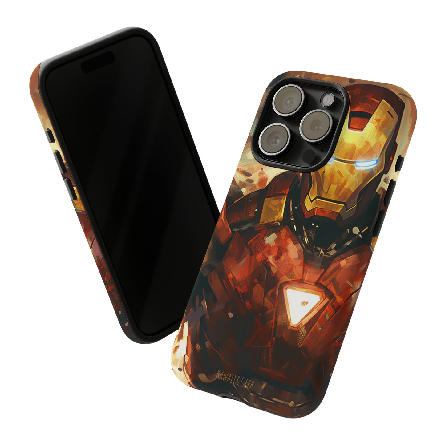 Iron Man Painting Tough Phone Case - Add Some Bold and Unique Style to Your Tech