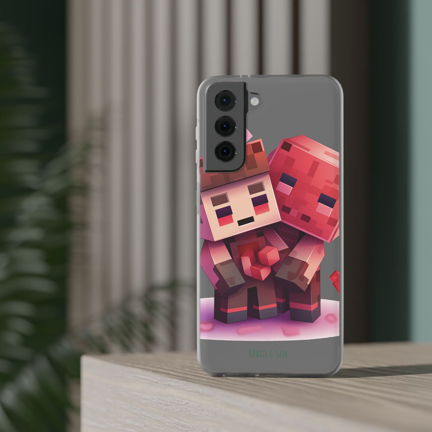 Phone Case - Lovers Minecraft Inspired Design