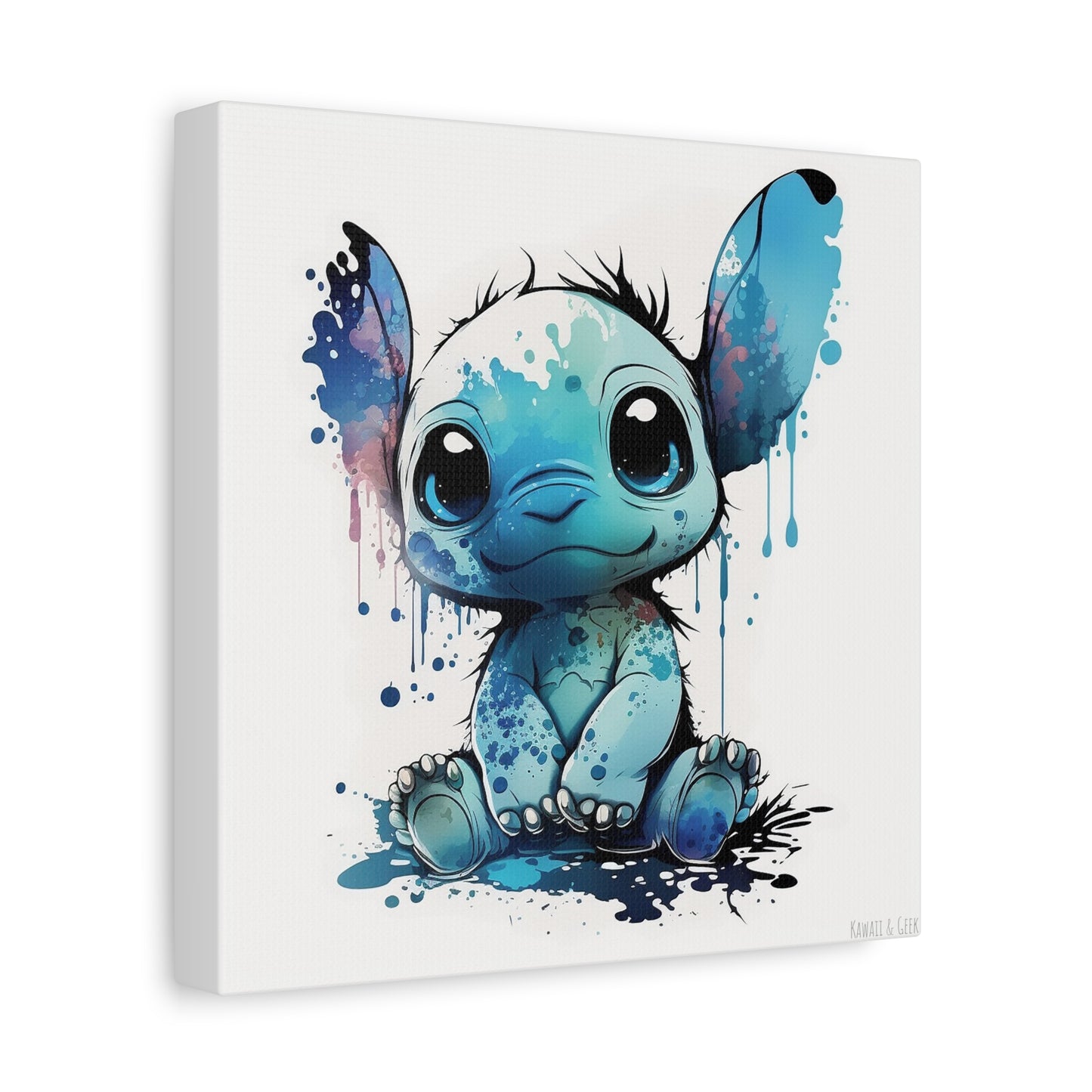 Cute Baby Stitch Canva - Add Whimsical Charm to Your Wall Decor