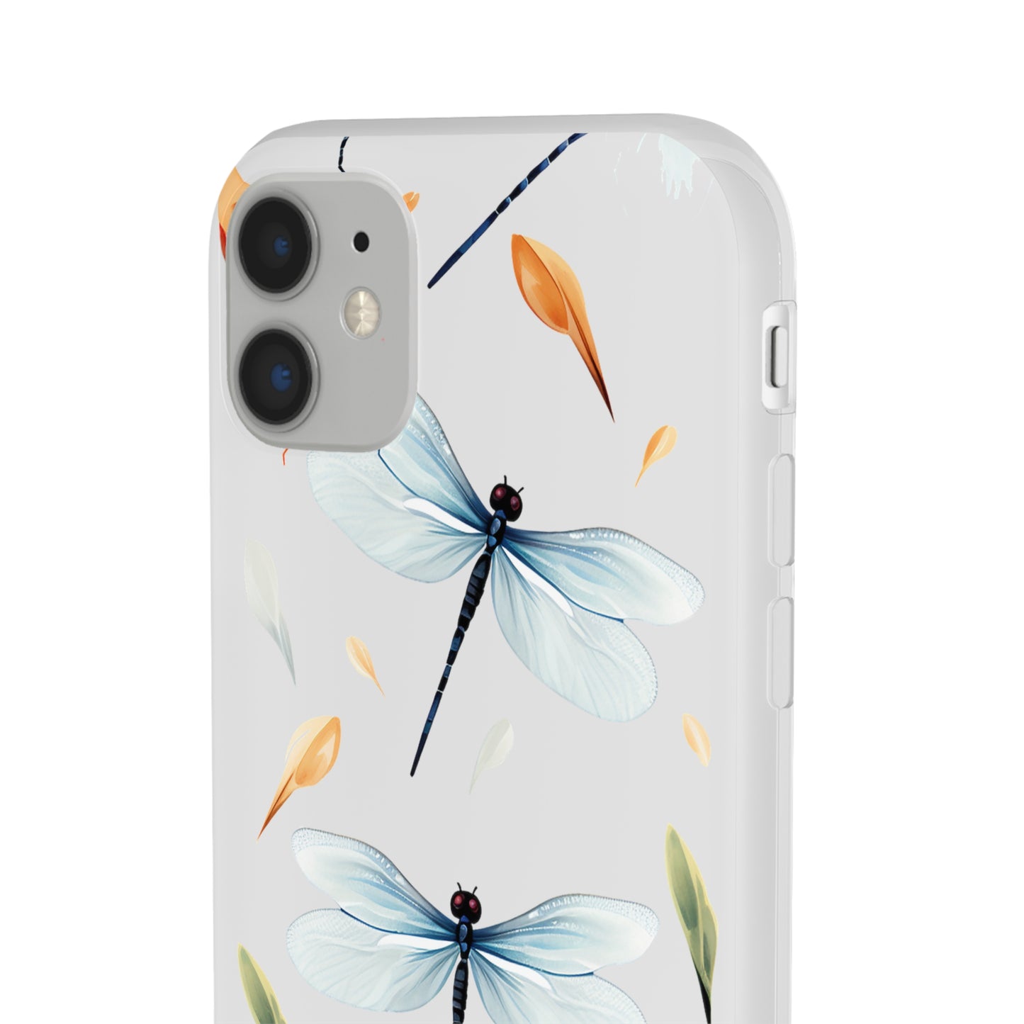 Dragonfly Dreams: Transparent Flexi Phone Case