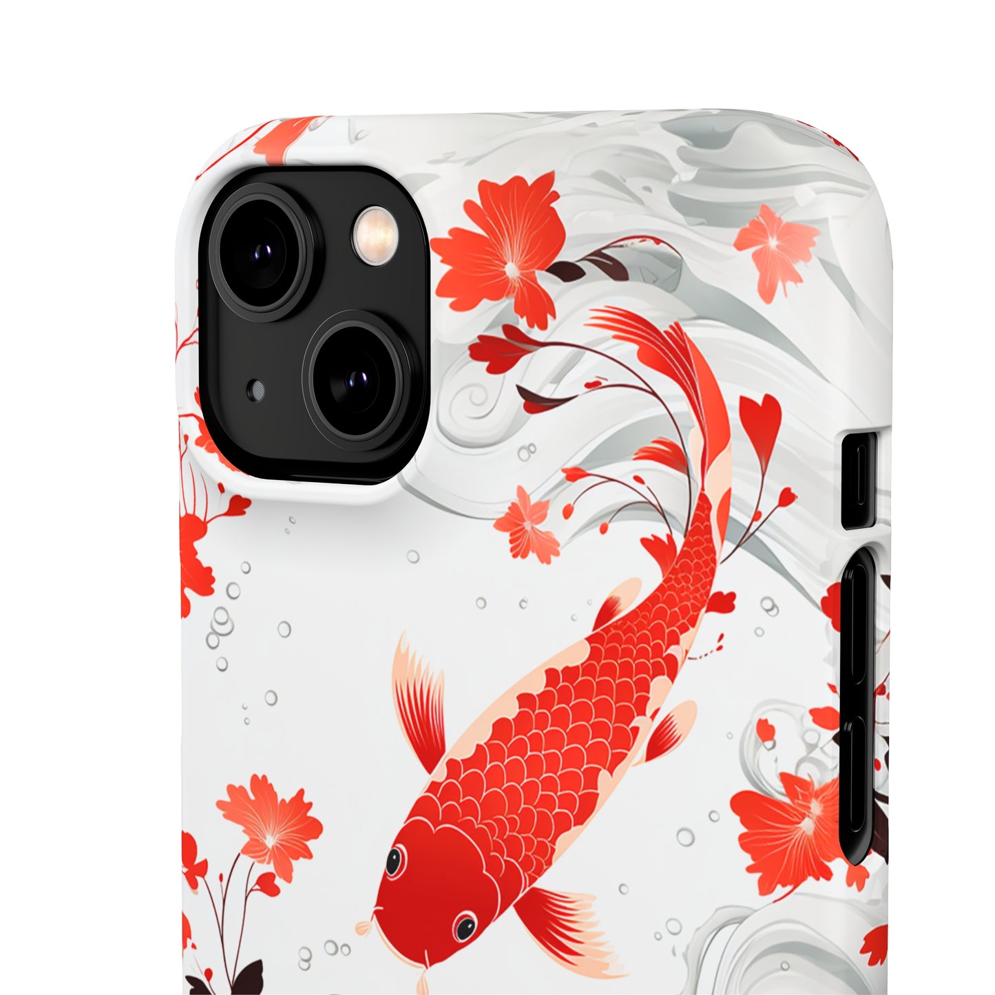 Elegant Koi: Premium Japanese Fish Phone Case