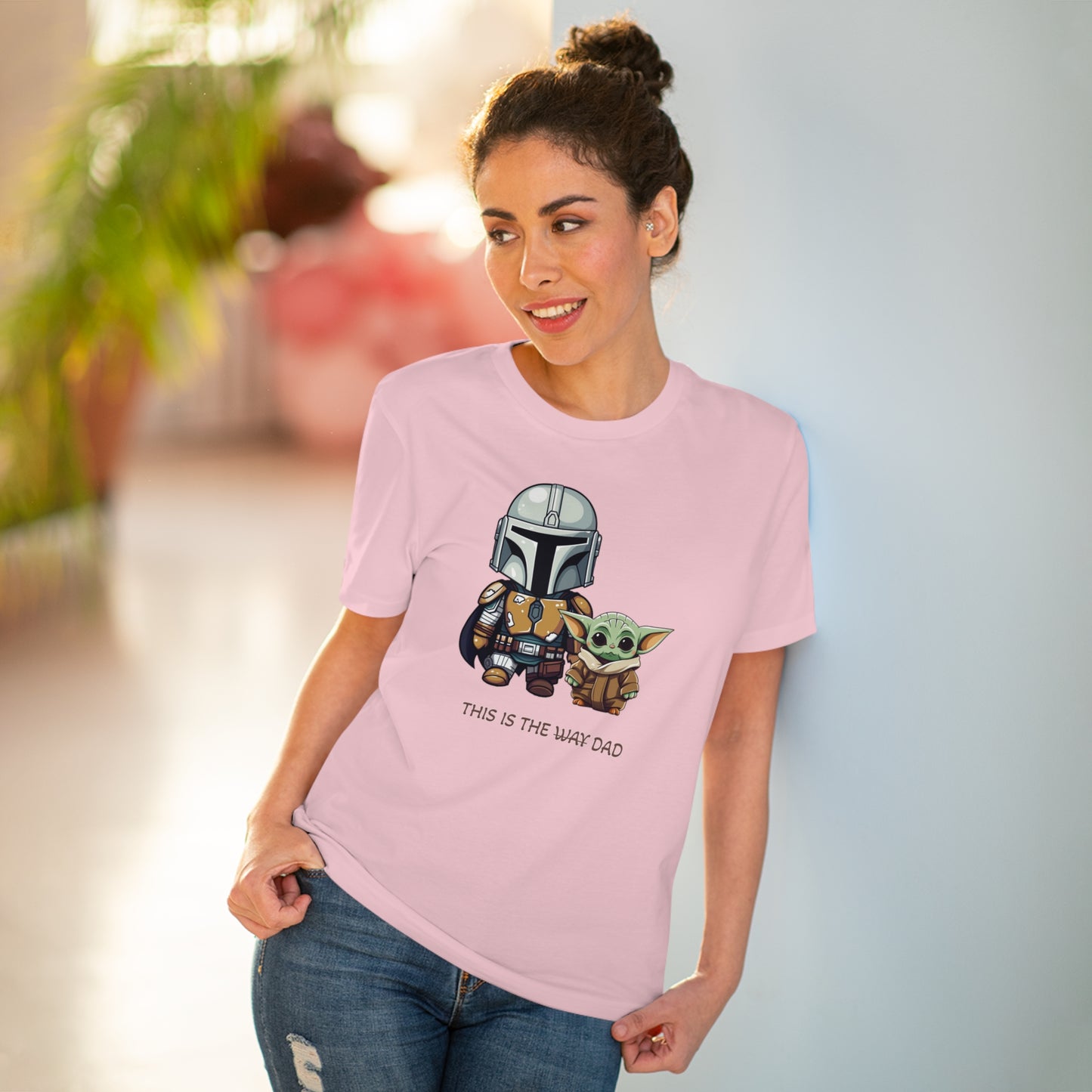 Mandalorian and Baby Yoda T-Shirt - This is the Dad - Celebrate Father's Day in Style and Sustainability - Star Wars