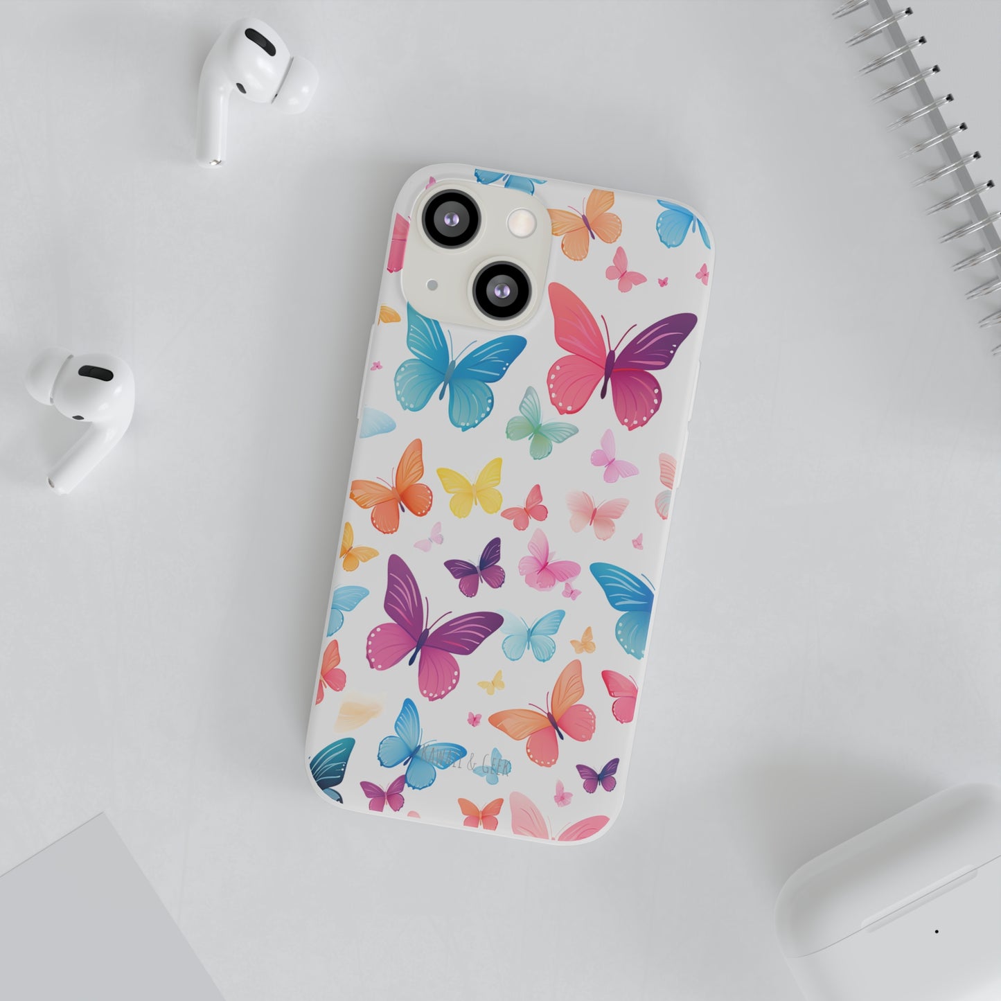 Charming Butterflies Flexi Transparent Phone Case