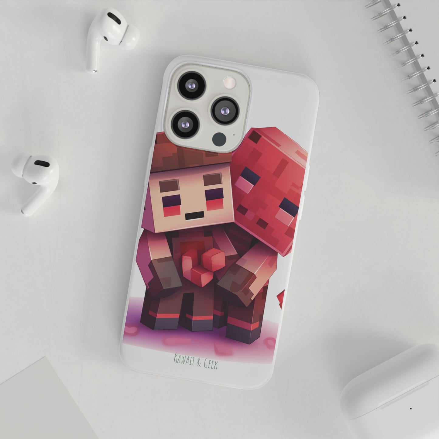 Phone Case - Lovers Minecraft Inspired Design