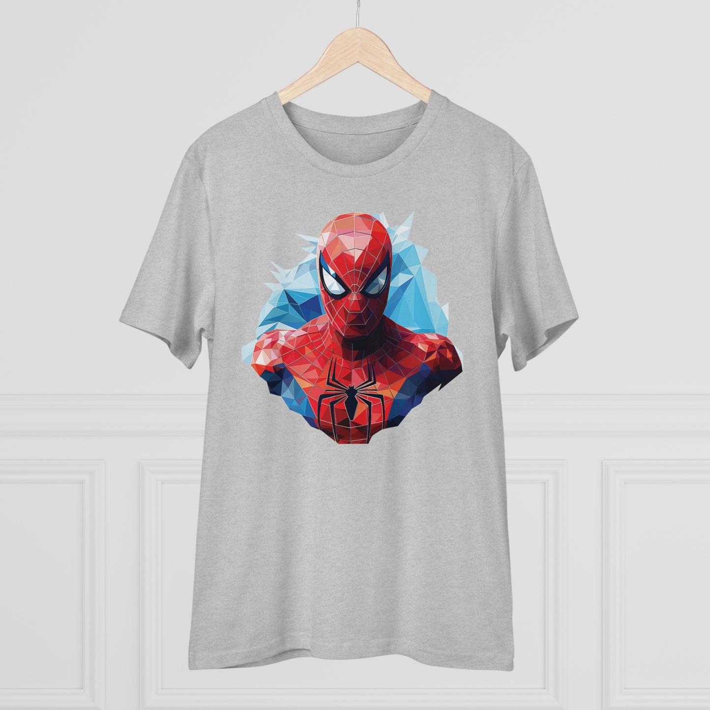 Spider-Man Polygonal Geometric T-Shirt - Swing into Stylish Adventure