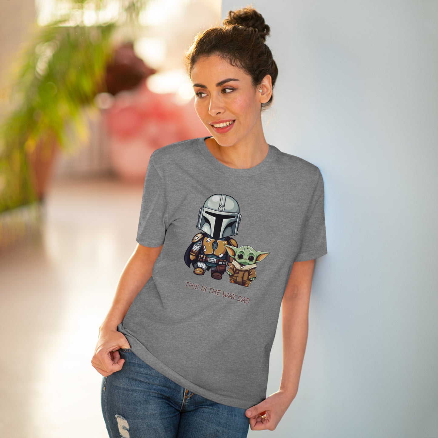 Mandalorian and Baby Yoda T-Shirt - This is the Dad - Celebrate Father's Day in Style and Sustainability - Star Wars