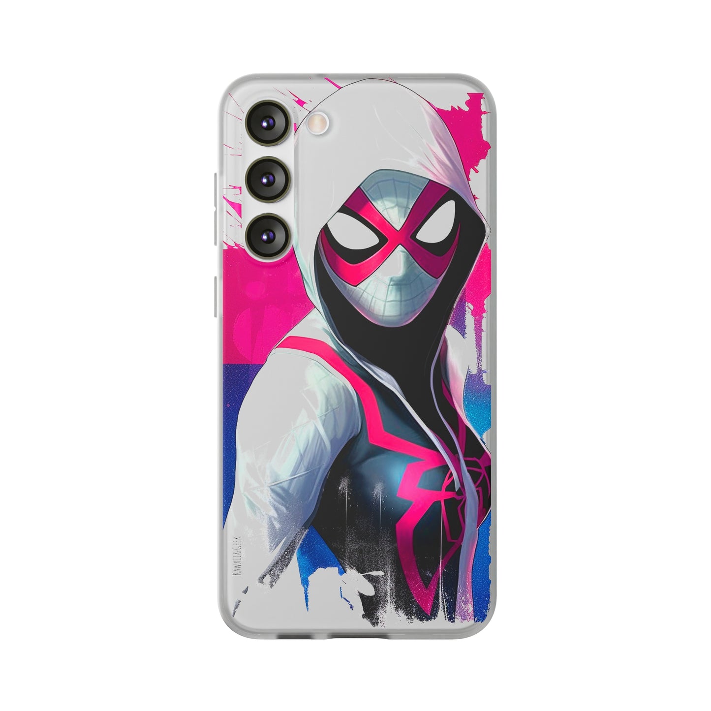 Spider Gwen in Flexi Phone Case - Add Some Colorful and Heroic Style to Your Phone