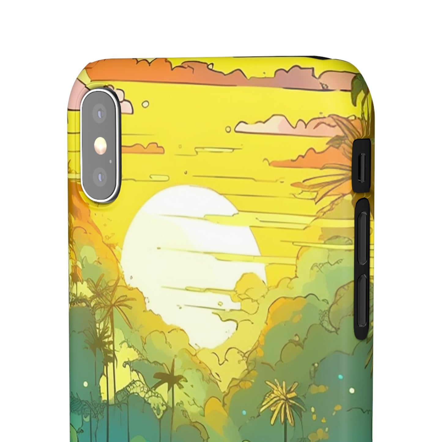 Rainforest at Sunset Phone Case - Capture the Serenity of Nature on Your Device