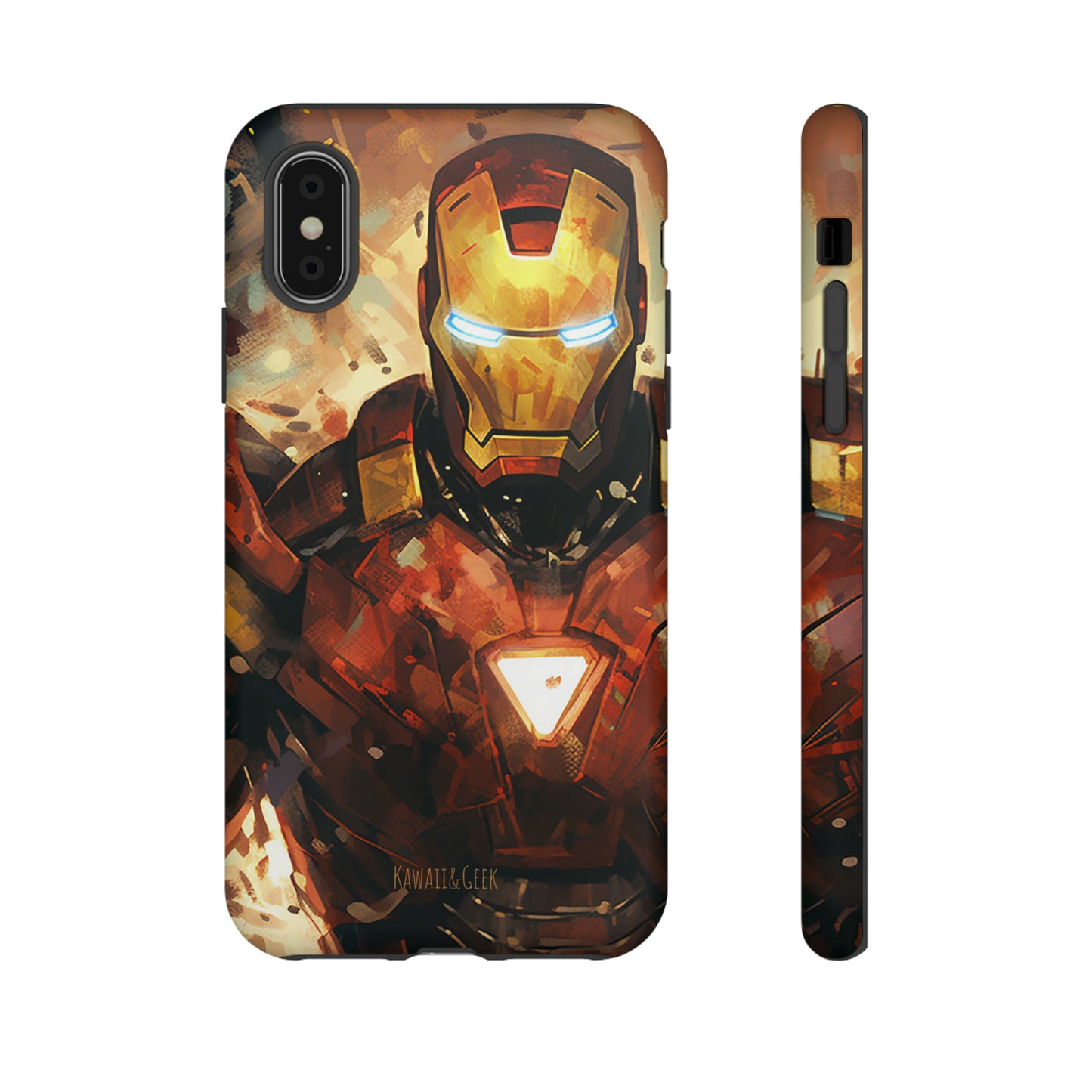 Iron Man Painting Tough Phone Case - Add Some Bold and Unique Style to Your Tech