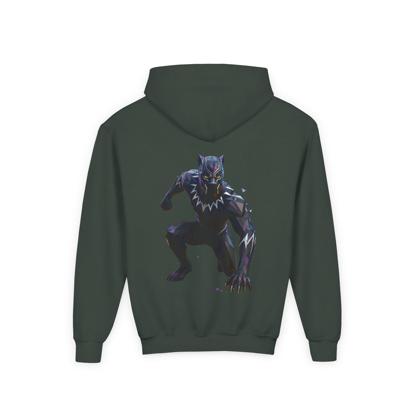 Black Panther Youth Hoodie, Kids Superhero Sweatshirt, Marvel Comic Gift, Stylish, Cozy Kids Clothing, Birthday Present