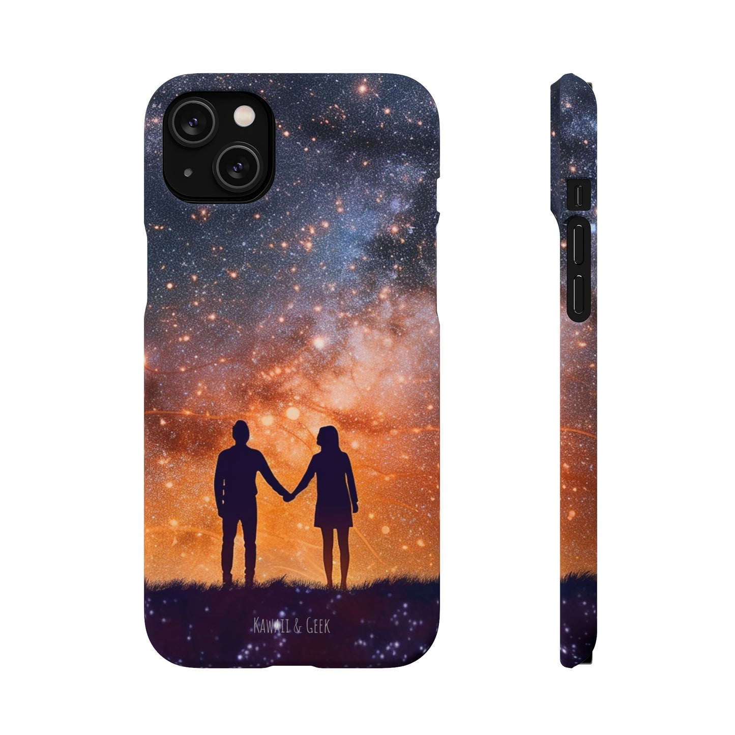 Starry Night Lovers Phone Case - Embrace the Beauty of the Night Sky