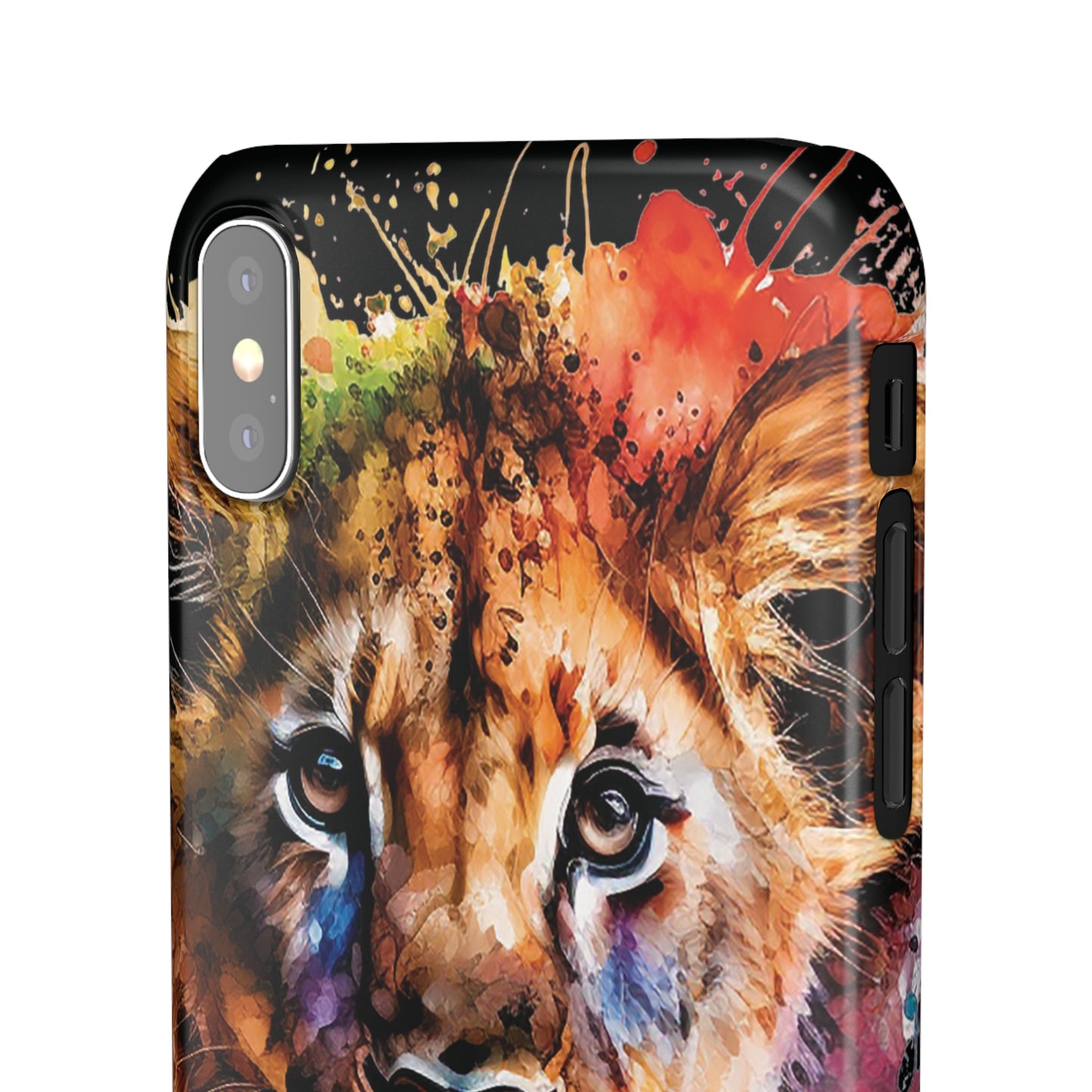 Watercolor Lion Cub Premium Phone Case