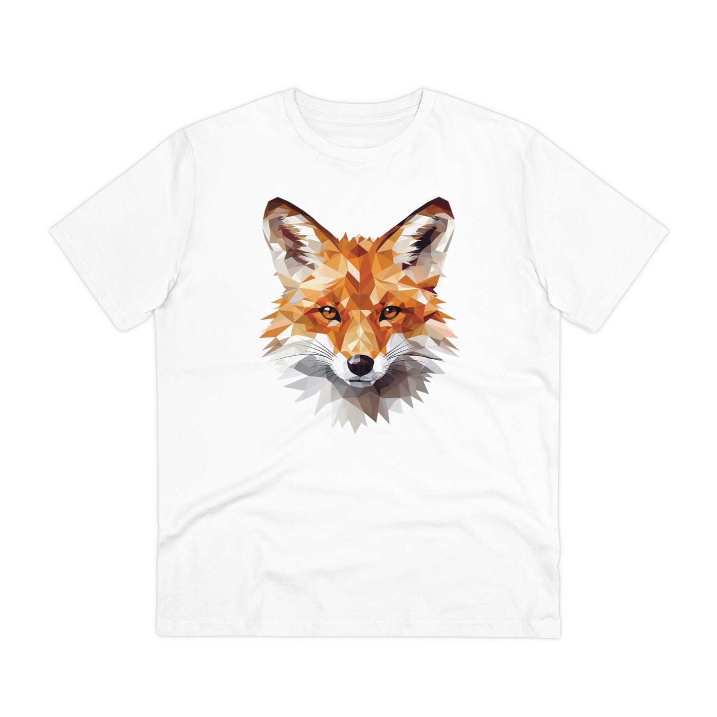 Fox Polygonal T-Shirt - Embrace Sly Charm