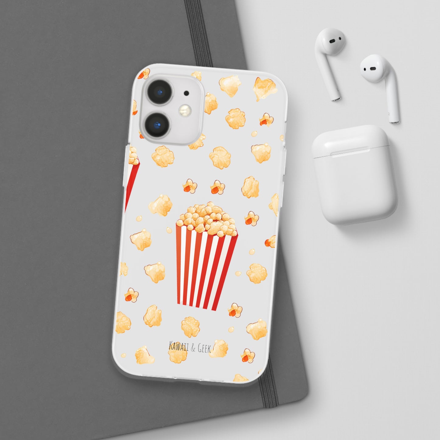 Popcorn Transparent Flexi Phone Case