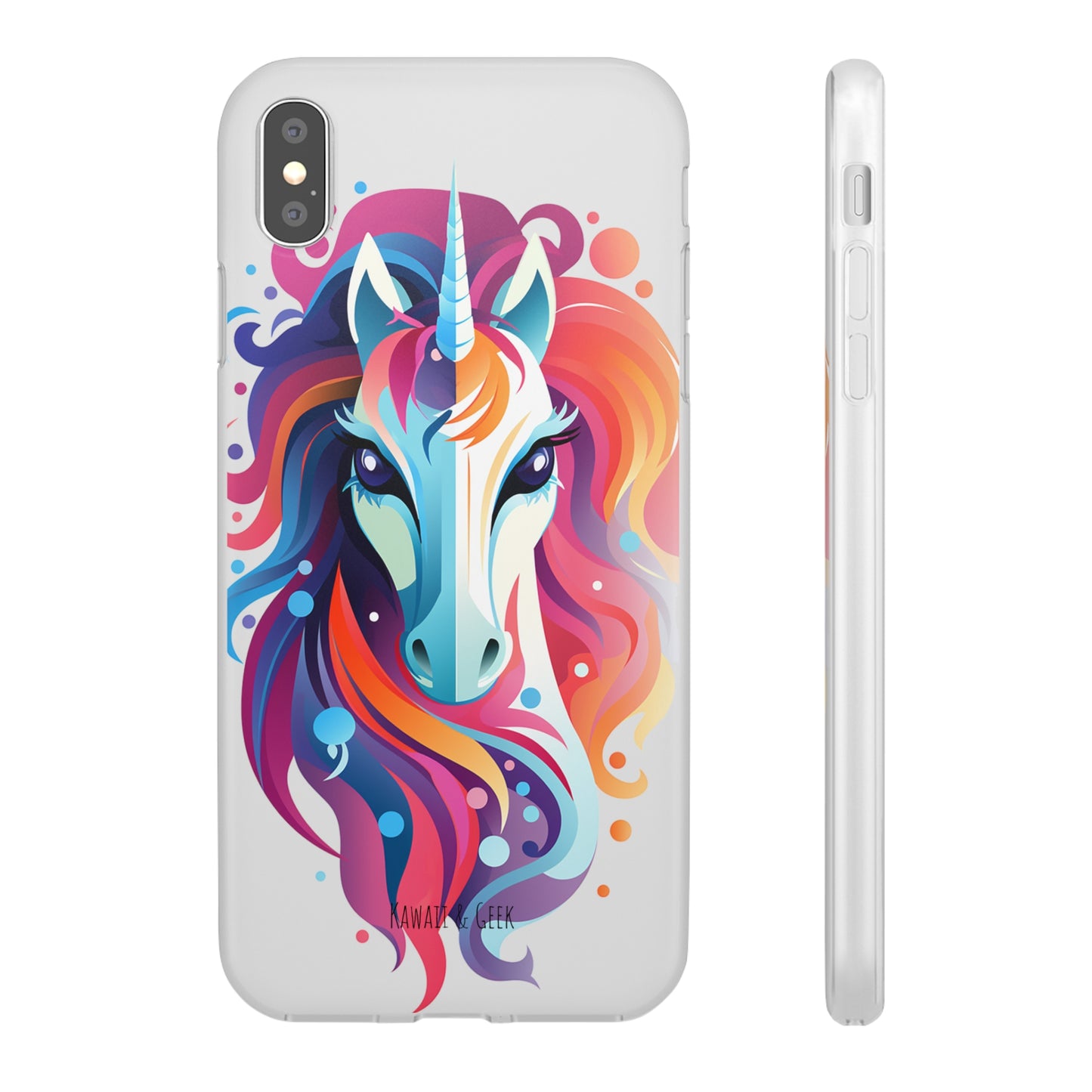 Ink Unicorn Flexi Transparent Phone Case