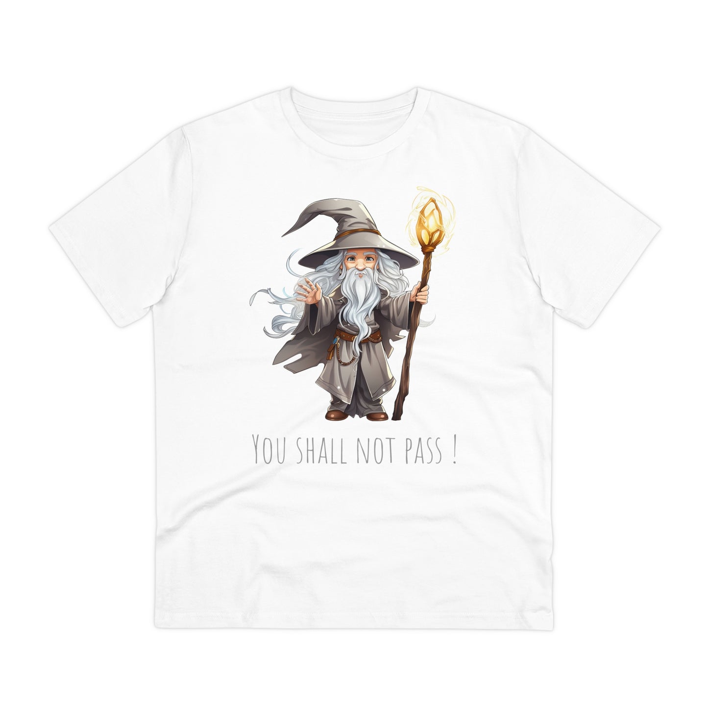 Gandalf T-Shirt for Lord of the Rings Fans in eco-fashion way