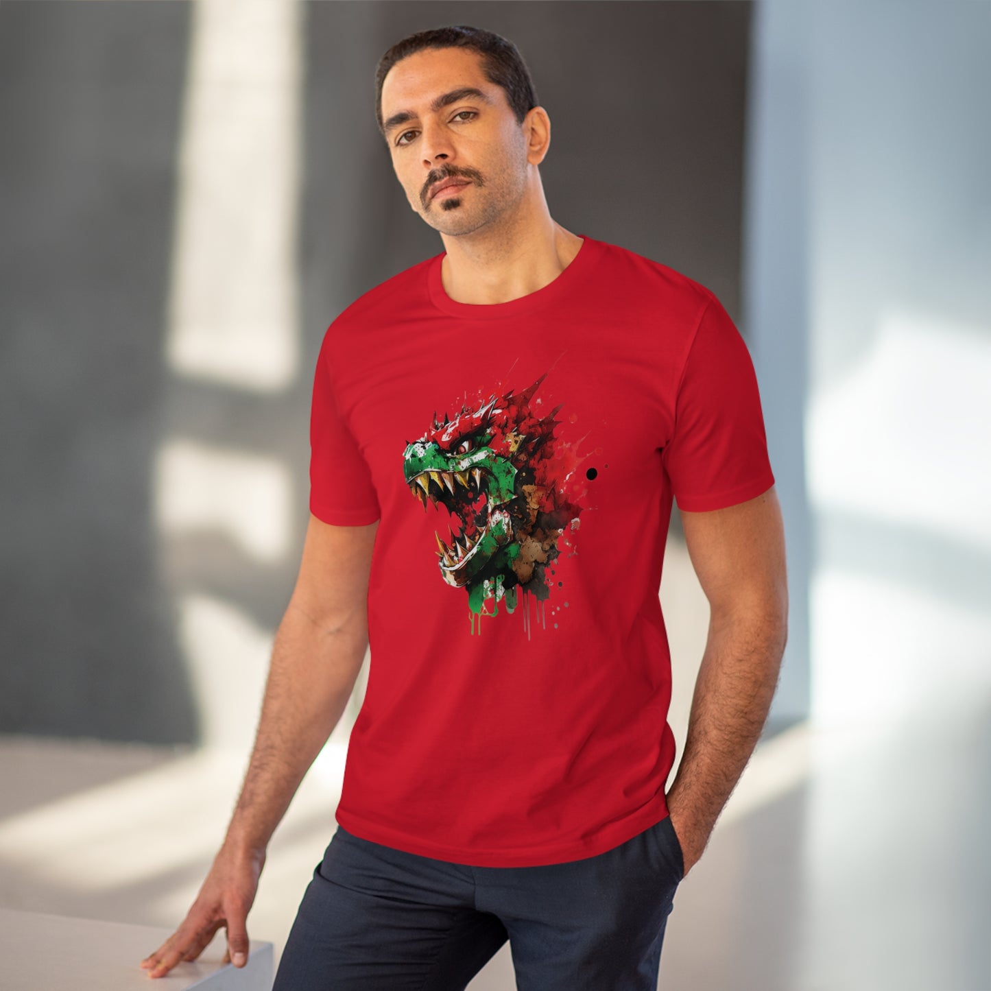 B-owser Unisex T-Shirt - Add Some Artistic and Sustainable Style to Your Wardrobe -  Mario