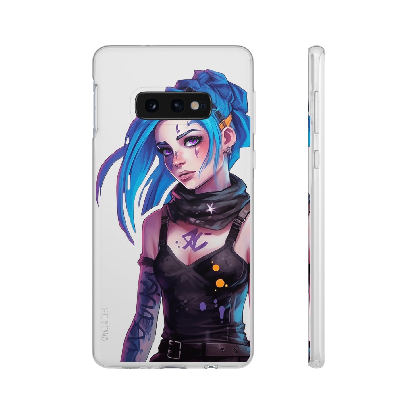 Jinx for Arcane / League of Legends Flexi Phone Case - Add Some Colorful and Gaming Style to Your Phone