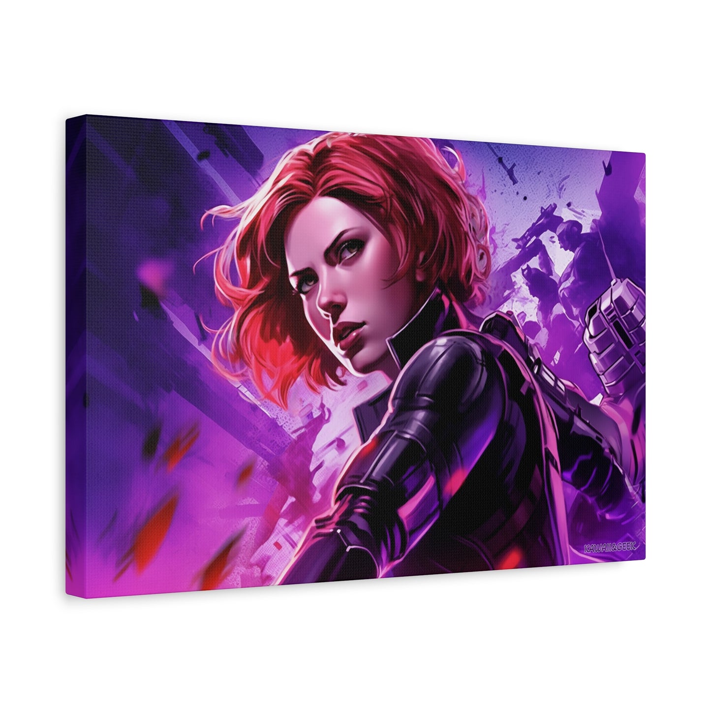 Black Widow Canvas - Embrace the Fierce Elegance of a Marvel Icon - Avengers