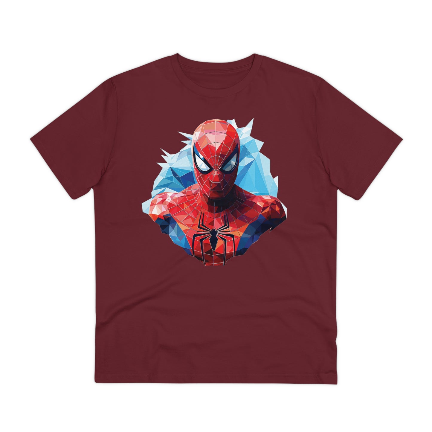 Spider-Man Polygonal Geometric T-Shirt - Swing into Stylish Adventure