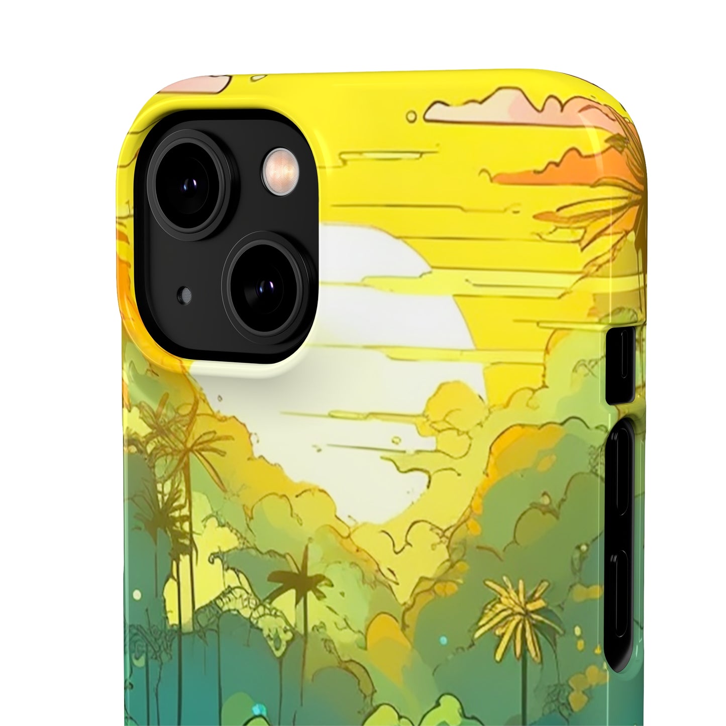 Rainforest at Sunset Phone Case - Capture the Serenity of Nature on Your Device