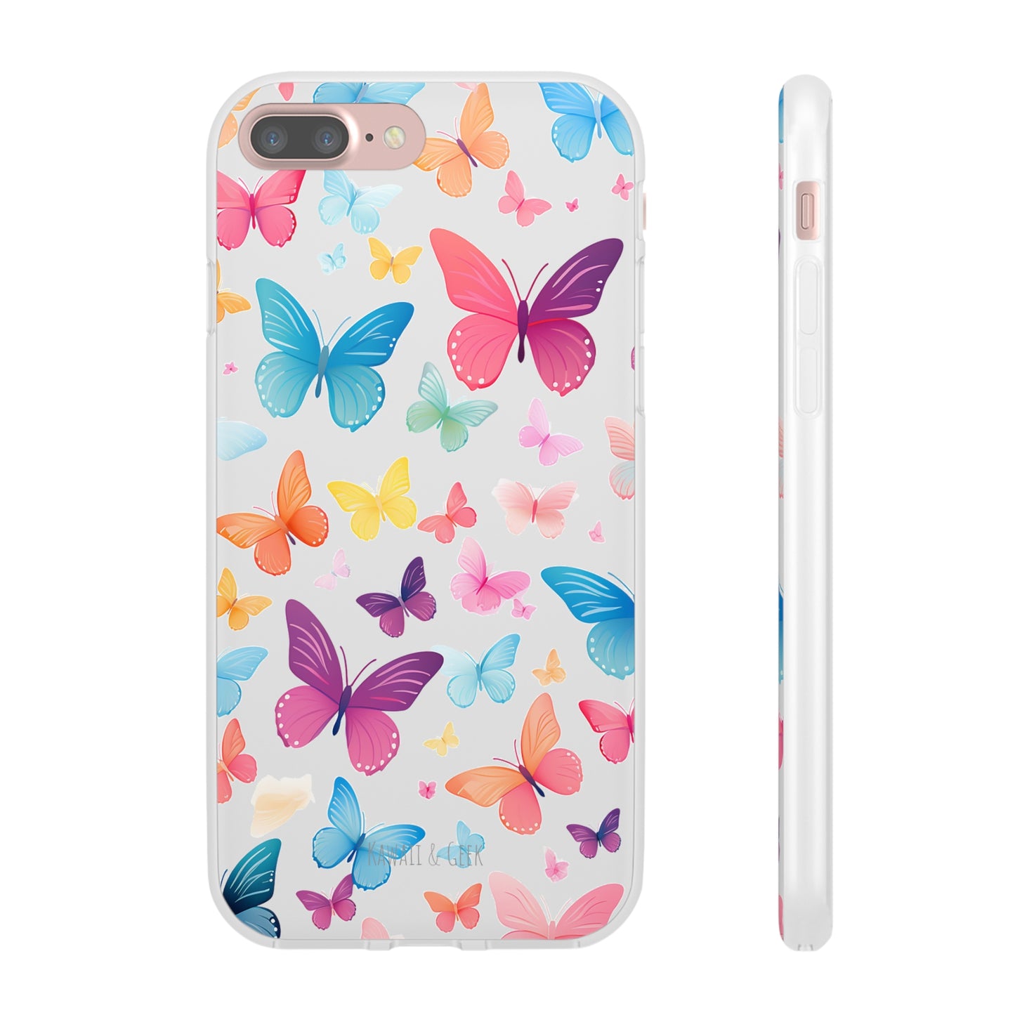 Charming Butterflies Flexi Transparent Phone Case