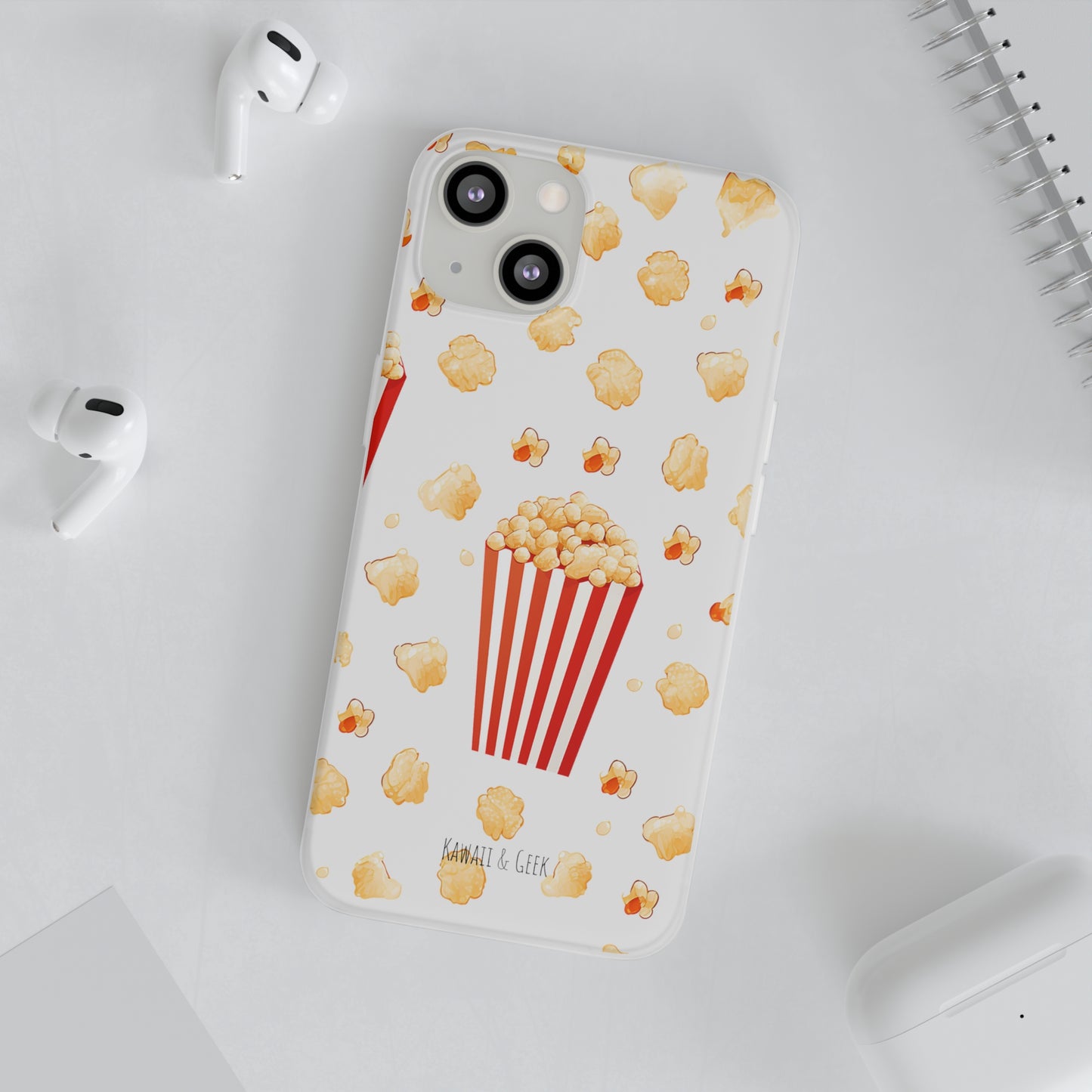 Popcorn Transparent Flexi Phone Case