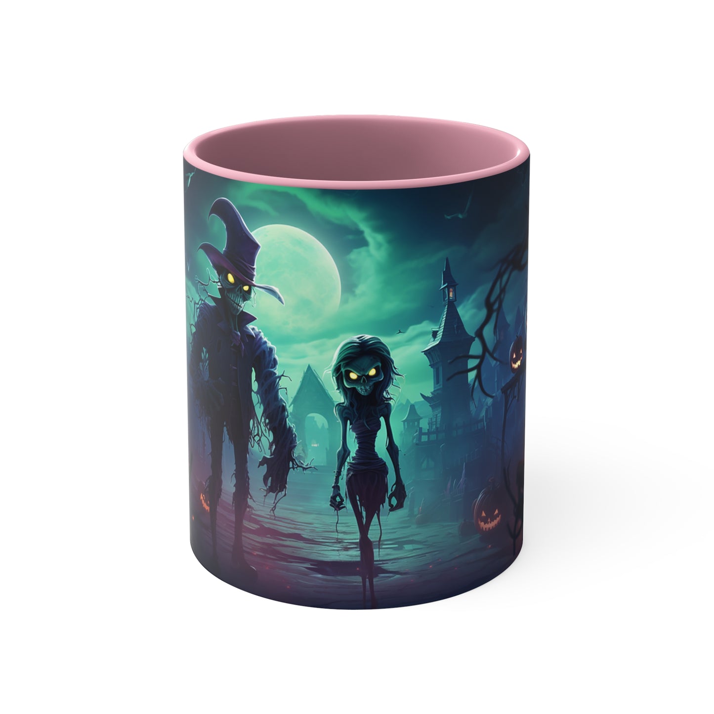 Halloween Special: 11oz Bi-color Zombies Cemetery Mug