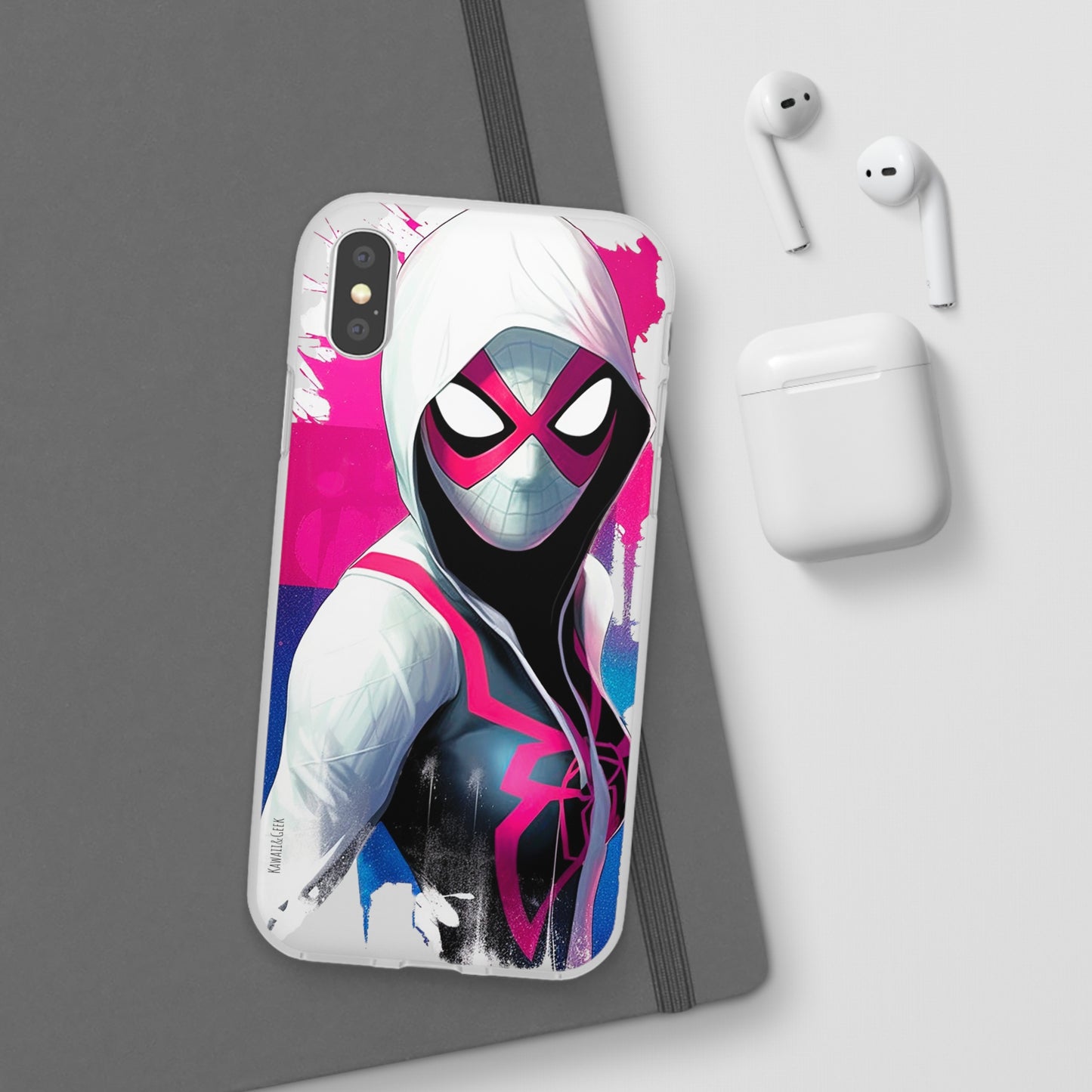 Spider Gwen in Flexi Phone Case - Add Some Colorful and Heroic Style to Your Phone