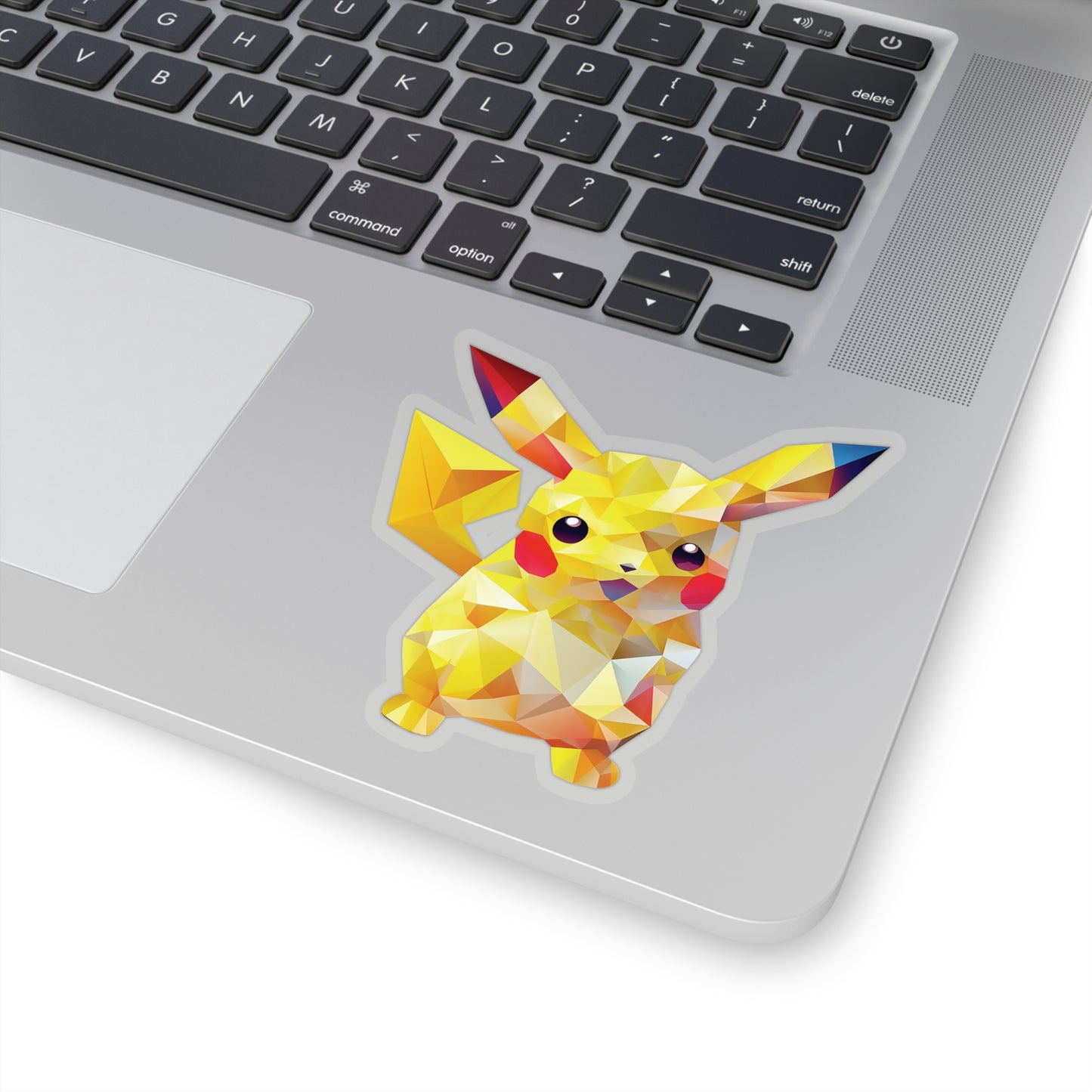 Pikachu Sticker - Electric Charm in Geometric Form