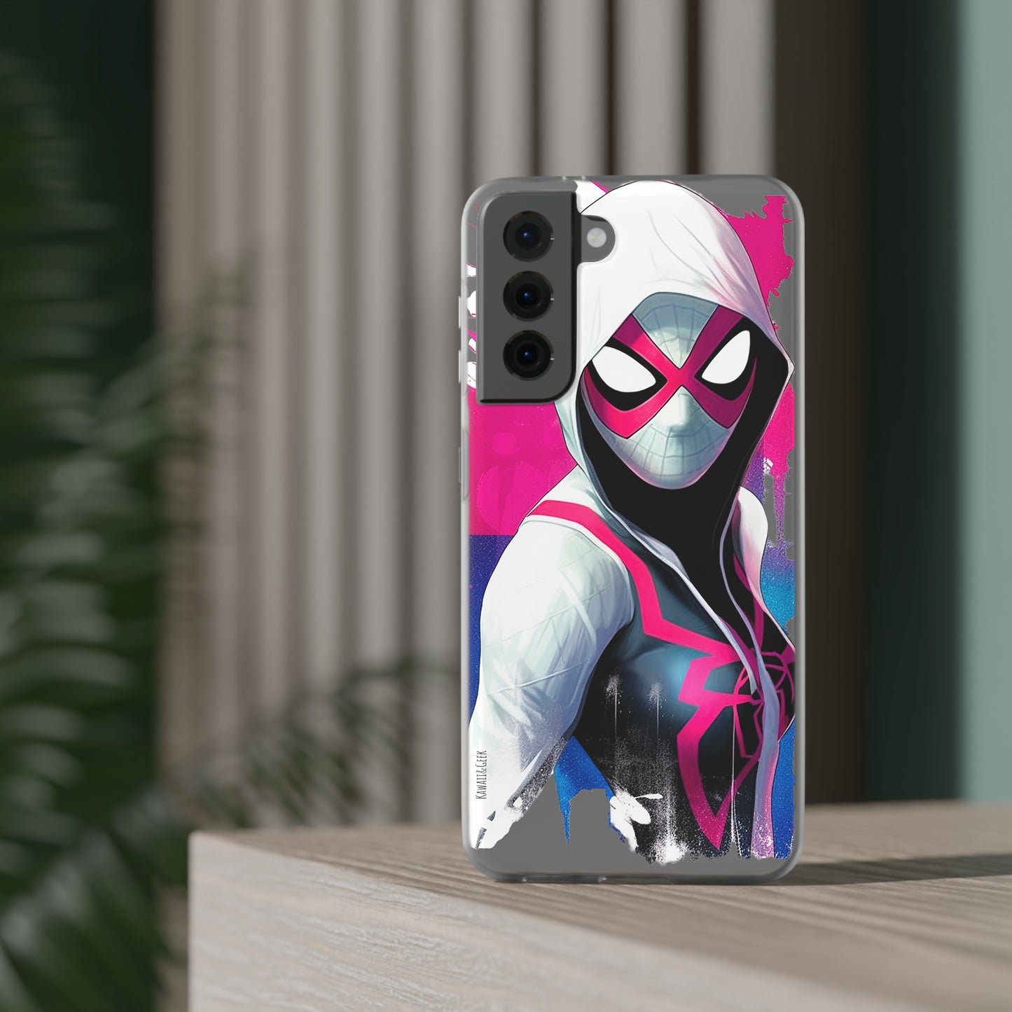 Spider Gwen in Flexi Phone Case - Add Some Colorful and Heroic Style to Your Phone