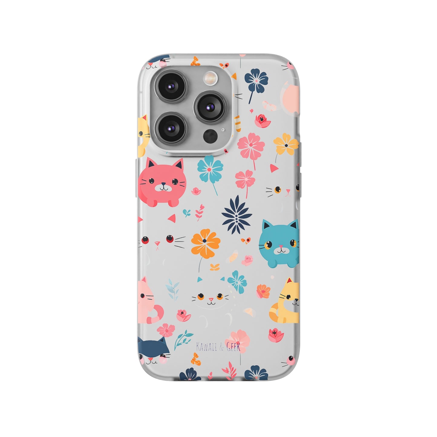 Playful Kittens: Flexi Transparent Phone Case