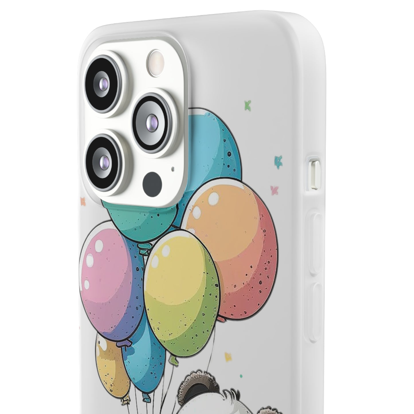 Cute Panda with Balloons flexi Smartphone Case - Add Some Adorable and Protective Style to Your Device