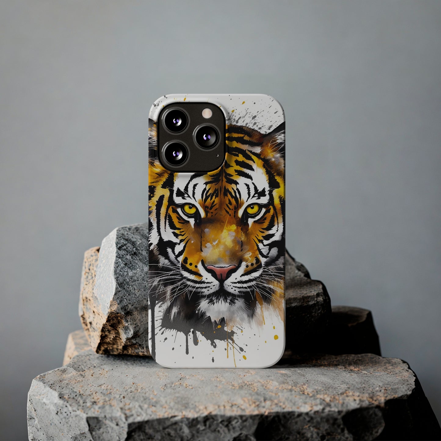 Tiger Flexi Phone Case - Add a Captivating and Artistic Touch to Your Device